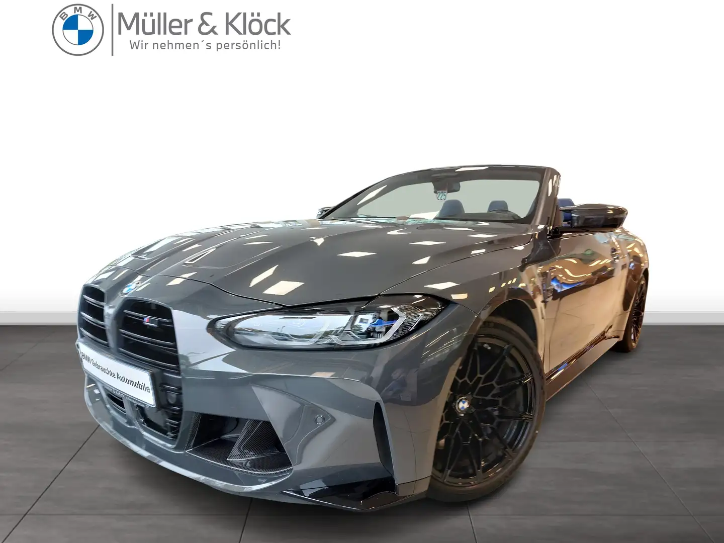 BMW M4 Competition M xDrive Cabrio Head-Up HK HiFi Grau - 1
