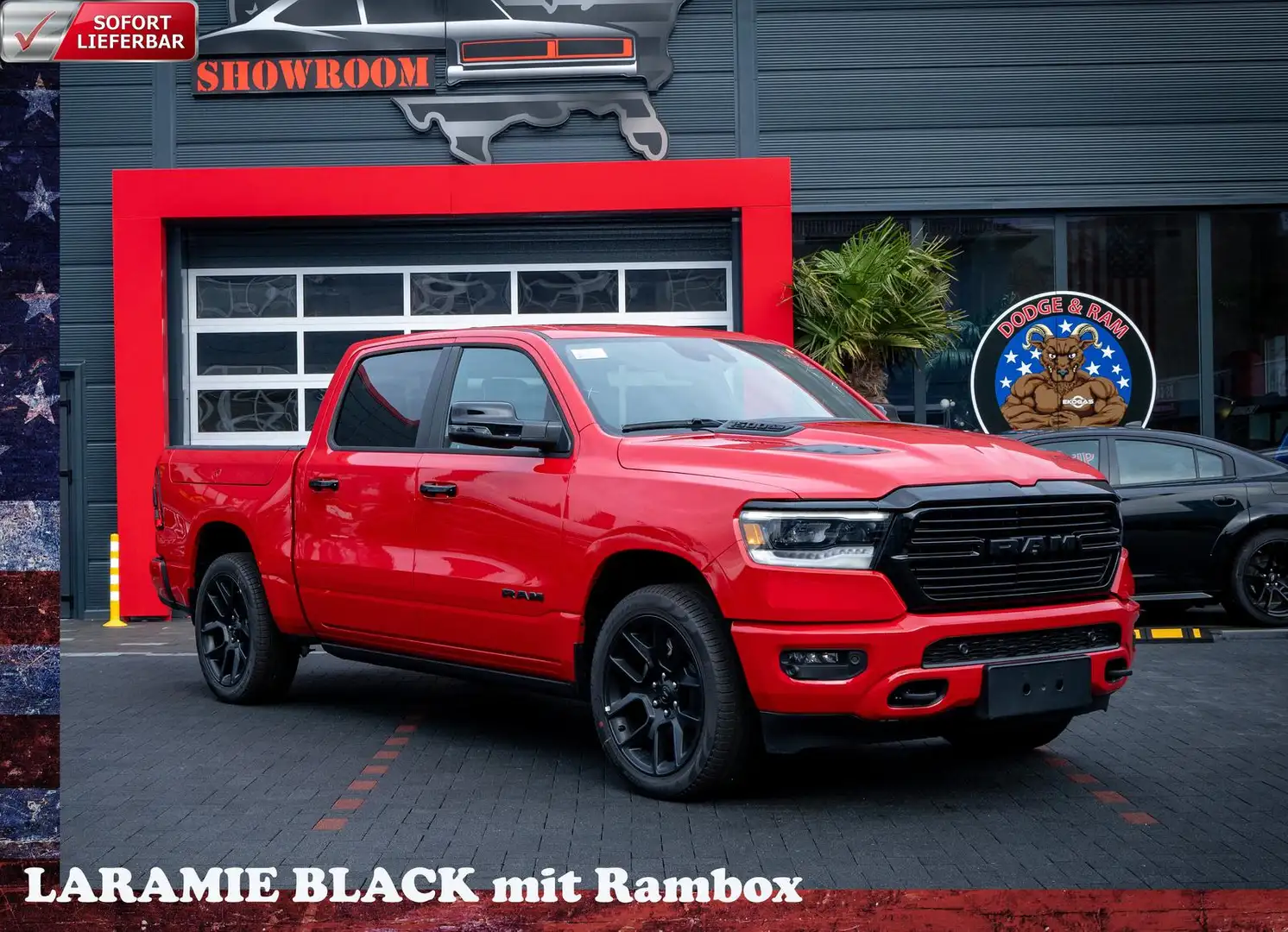 Dodge RAM Laramie Night 5.7l MY23,Rambox,Luft,MWK,Digital Rojo - 1