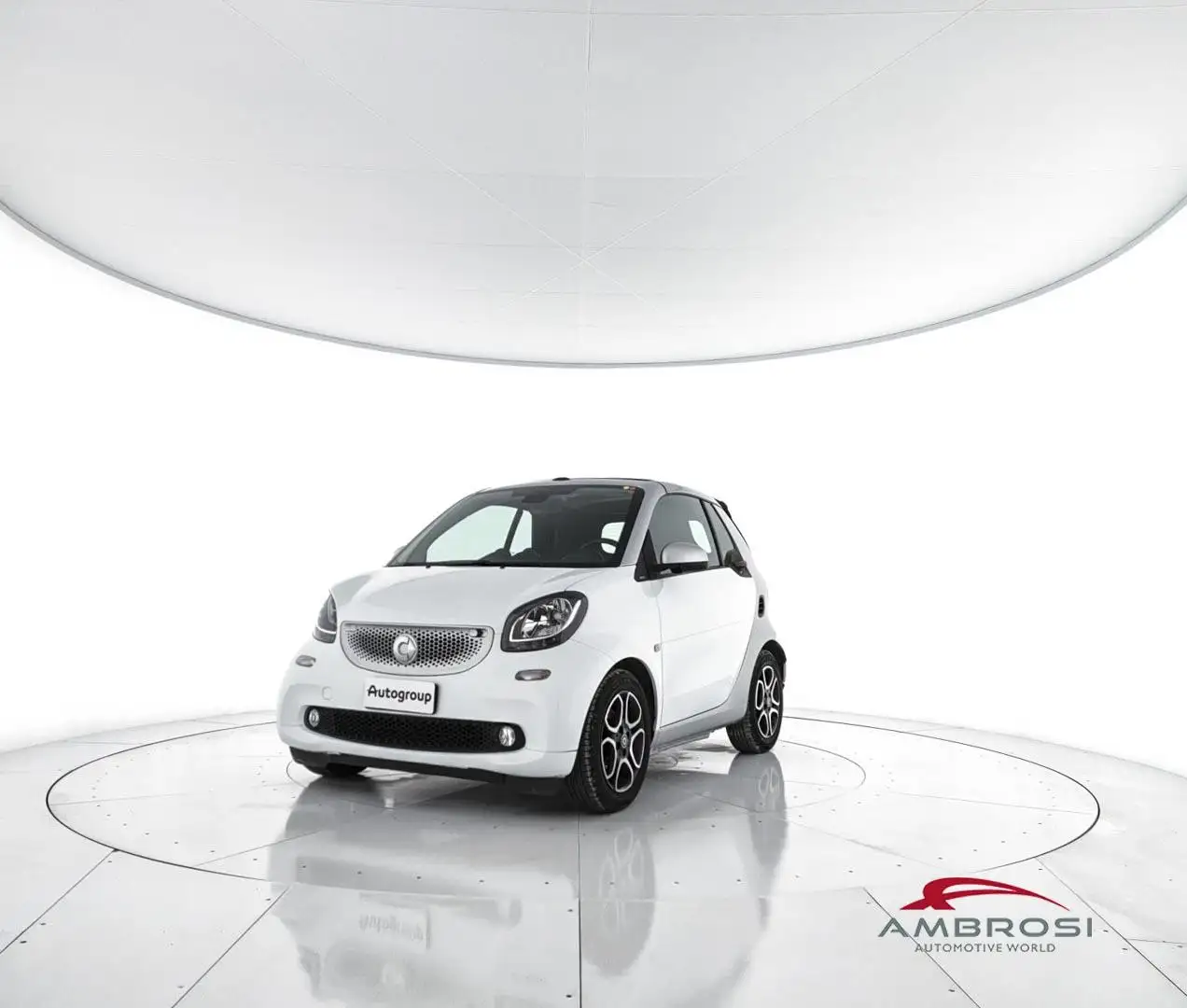 smart forTwo 70 1.0 twinamic cabrio Passion Blanc - 1