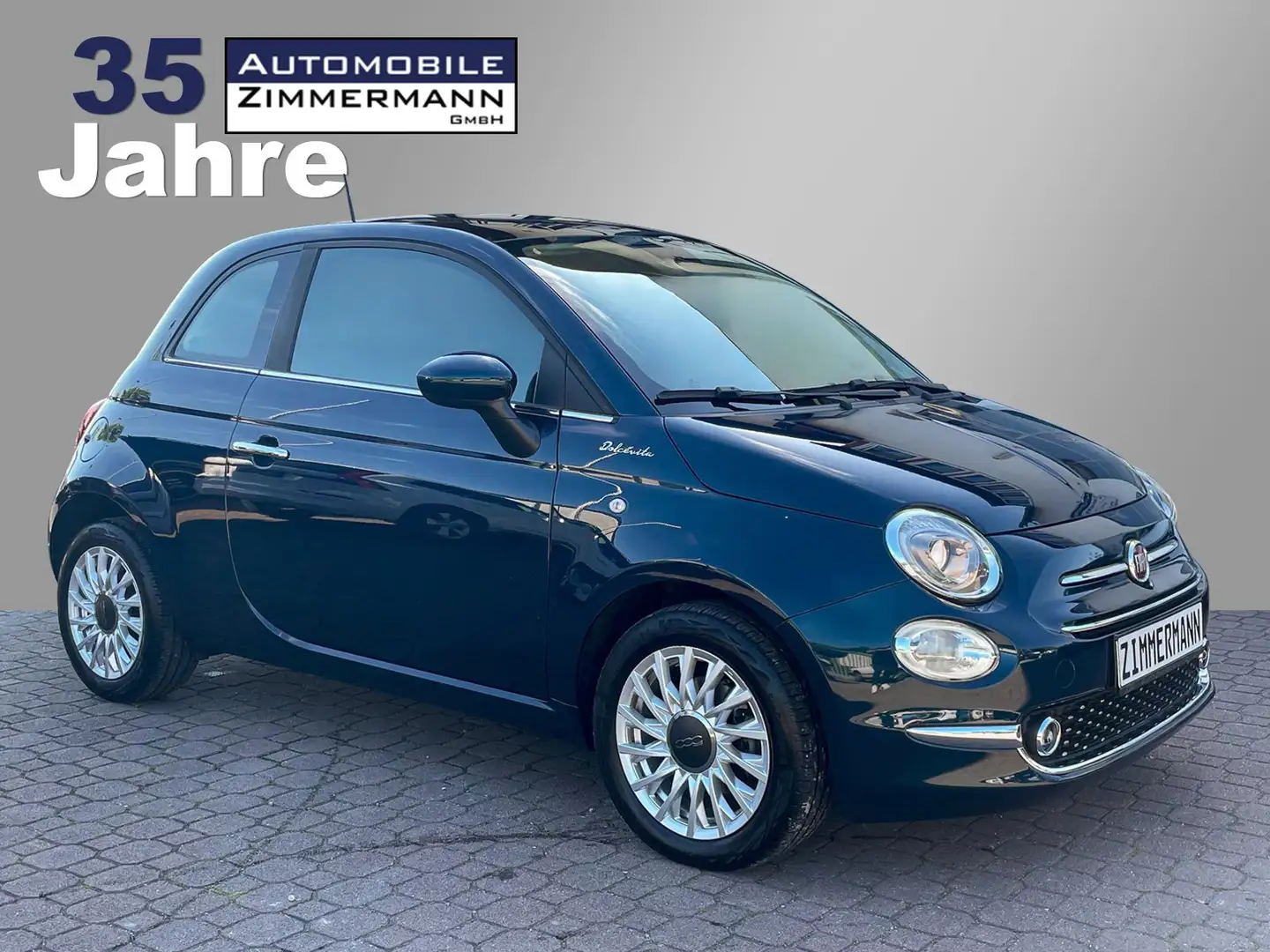 Fiat 500 DolceVita*Facelift*Klima*Pano*CarPlay*8-fach*LED Blau - 2