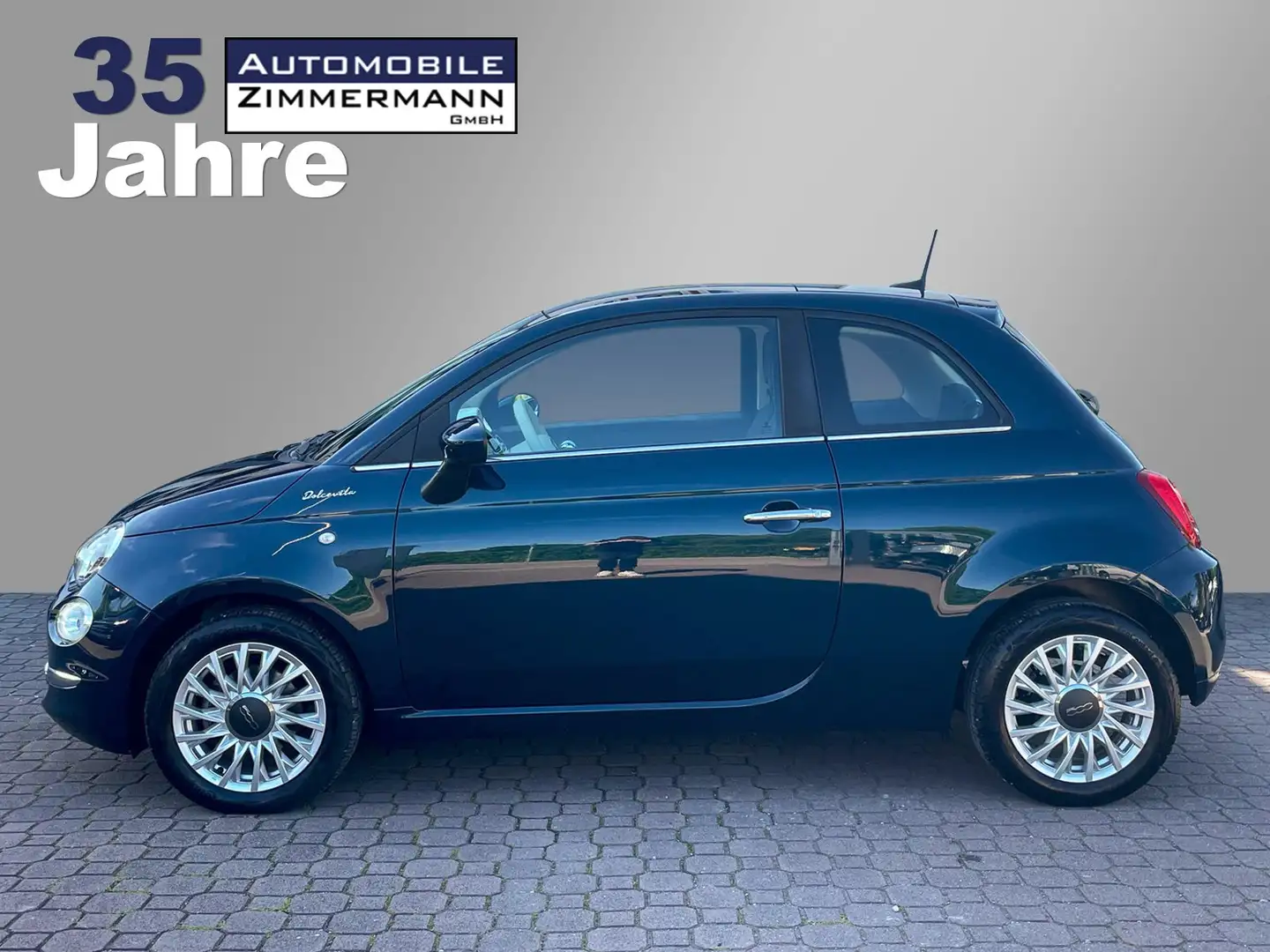 Fiat 500 DolceVita*Facelift*Klima*Pano*CarPlay*8-fach*LED Blau - 1