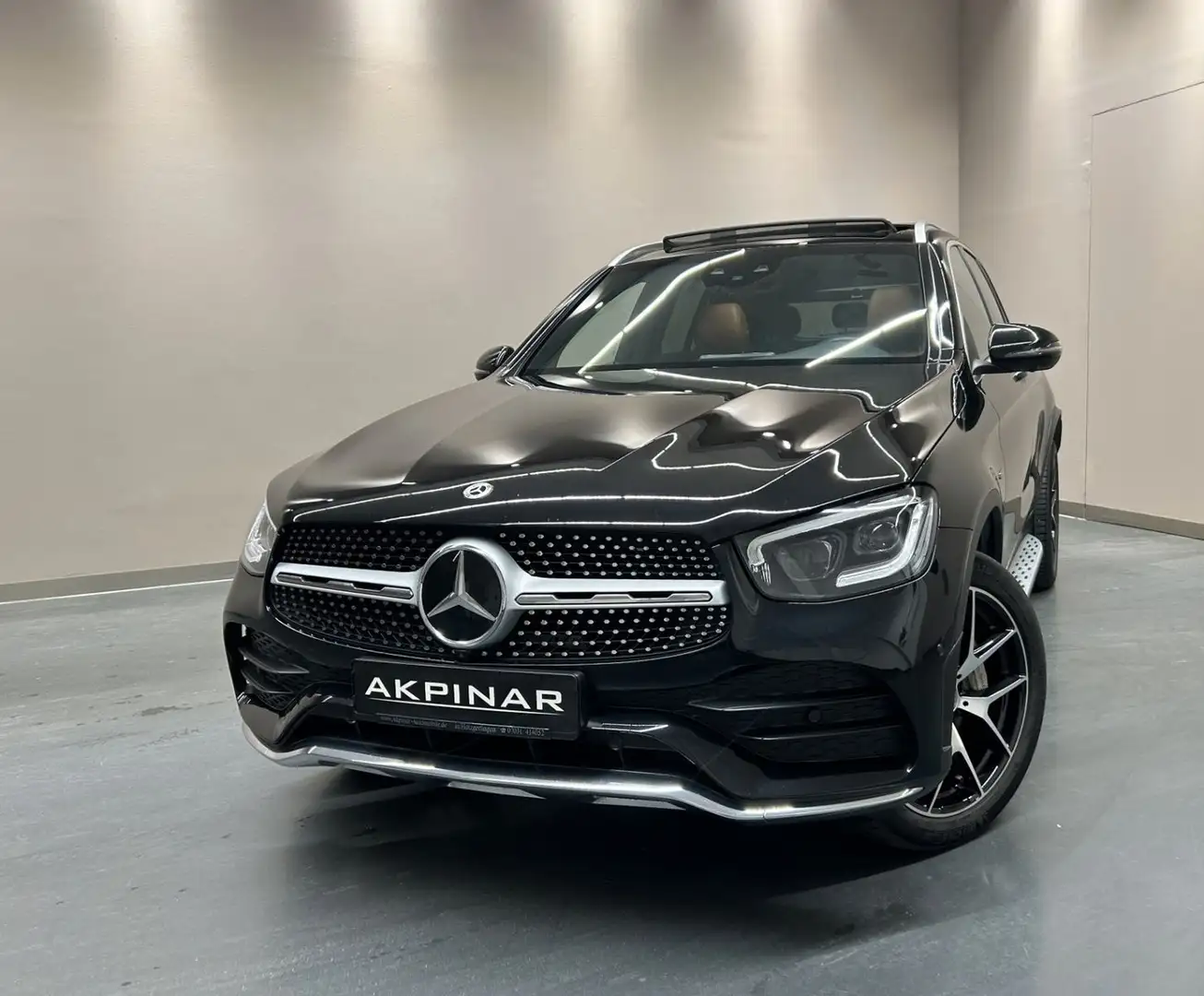 Mercedes-Benz GLC 300 GLC300 de 9G 4M *AMG LINE*PANO*BURMESTER*AHK*360 Schwarz - 1