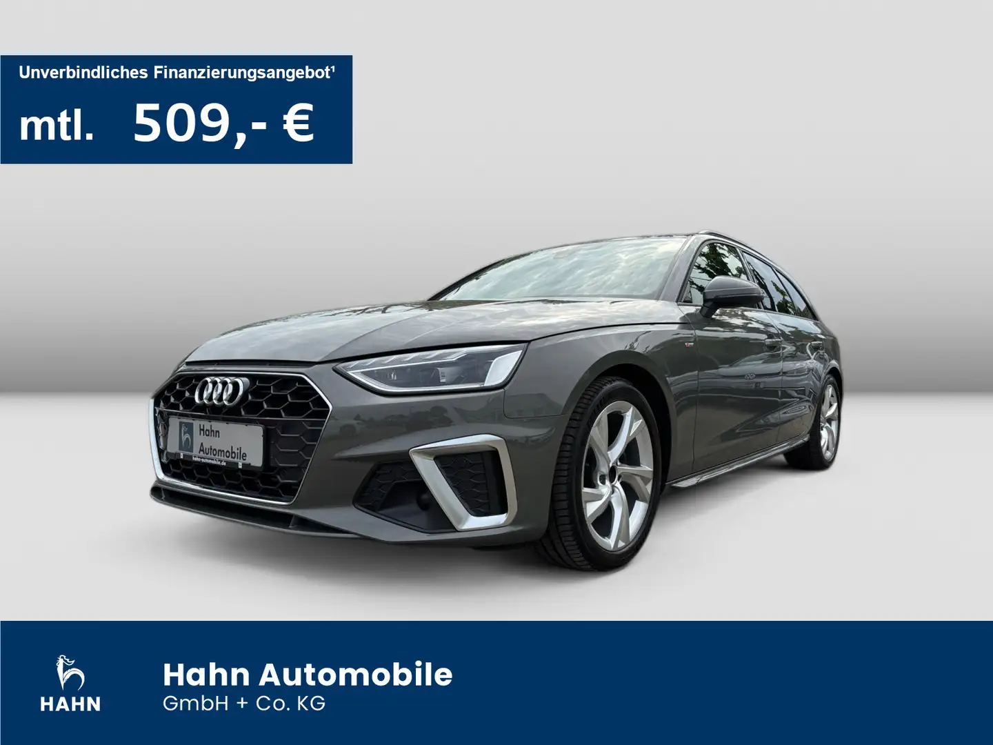 Audi A4 35 2.0TFSI S-trc S line AHK Cam LED ACC Grau - 1