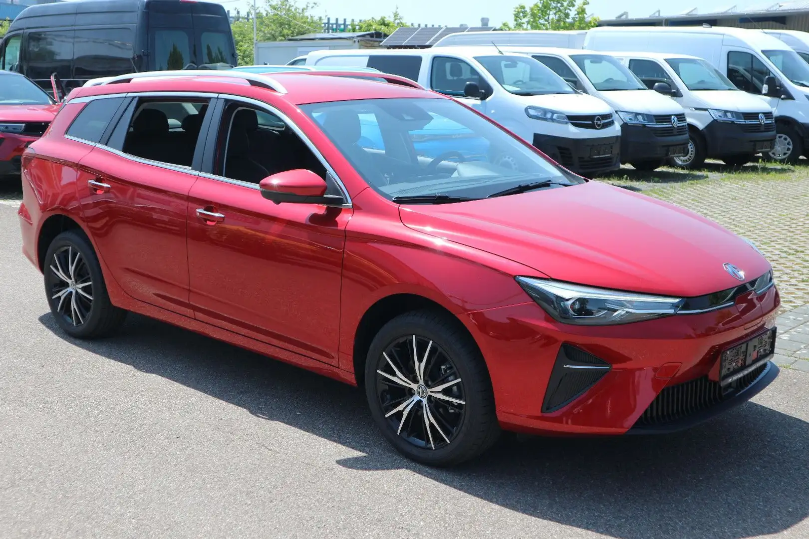 MG MG5 Luxury 61kWh Leder 360°Kamera Alufelgen Navi Piros - 2
