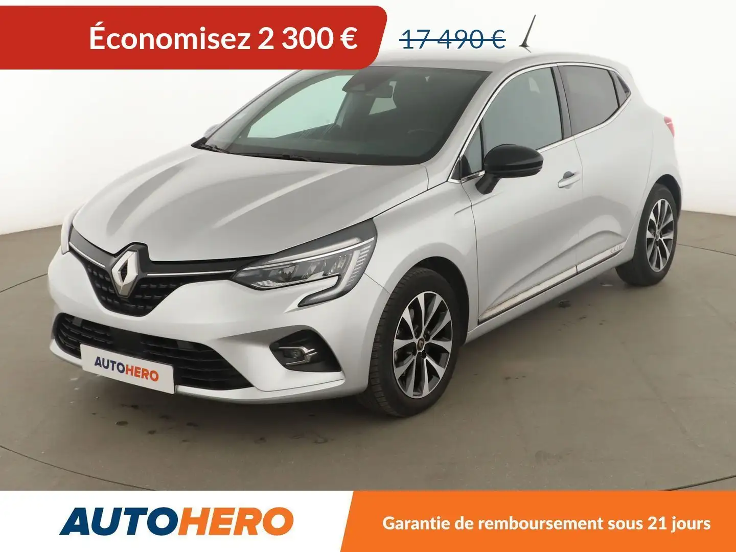Renault Clio 1.3 TCe Intens EDC Gris - 1