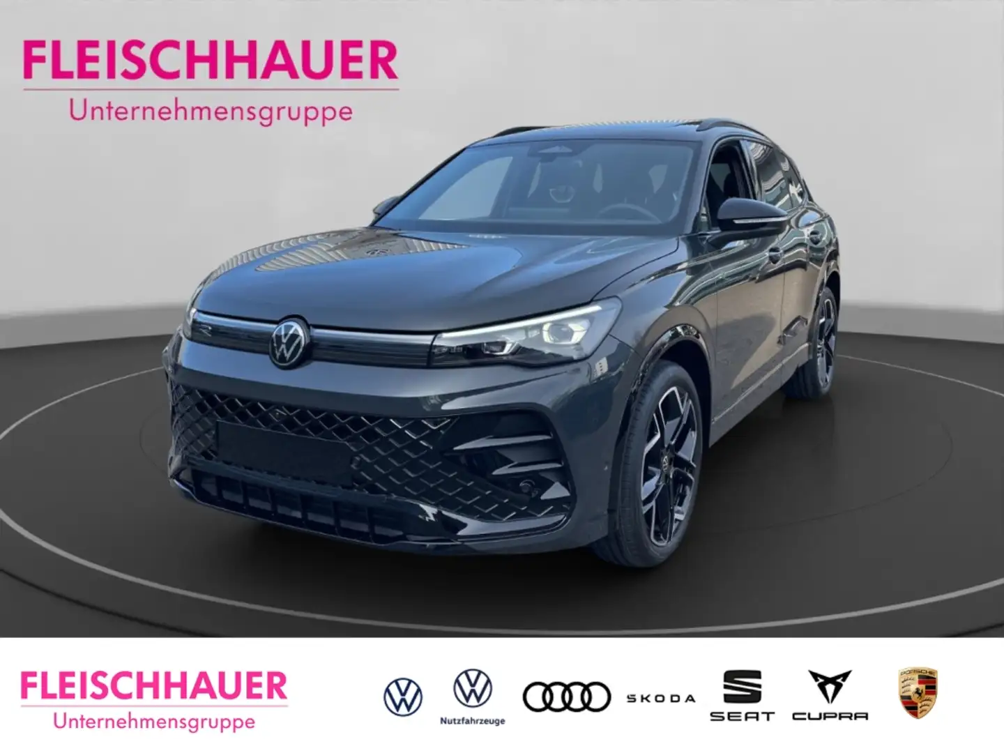 Volkswagen Tiguan 1.5 eTSI R-Line ACC AHK PANO WINTERRÄDER Grau - 1