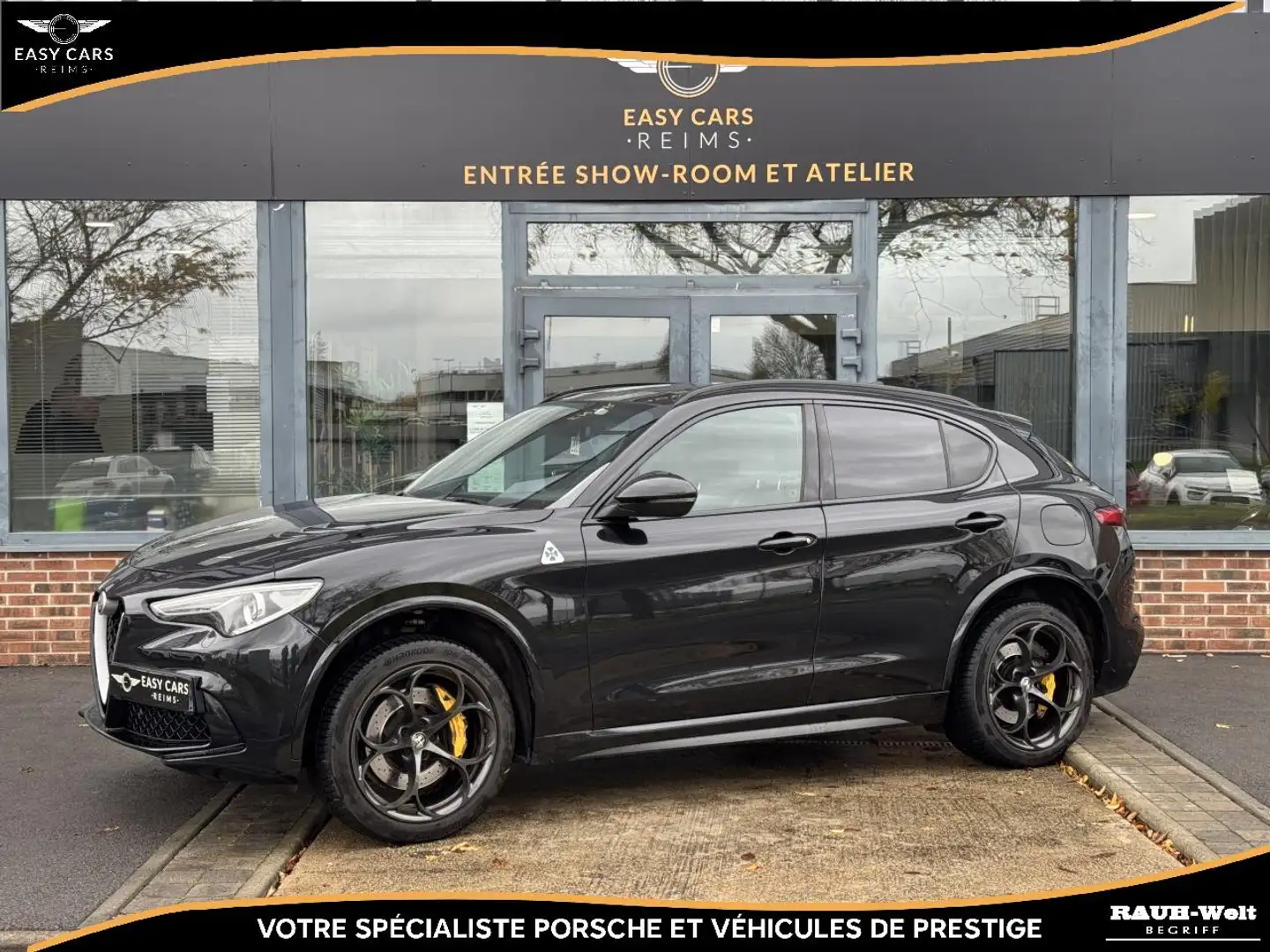 Alfa Romeo Stelvio Stelvio 2.9 V6 - 510 - BVA 2019  Quadrifoglio Q4 P Noir - 1