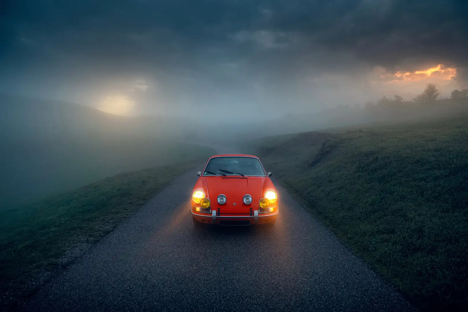 Porsche 911 Deluxe R.S. SWB Portocaliu - 2