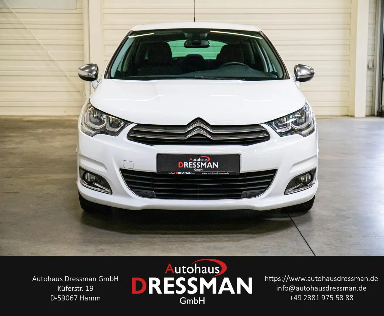Citroen C4 1.6 Blue-HDI FAP Selection NAVI KLIMAAUT. PDC Weiß - 2