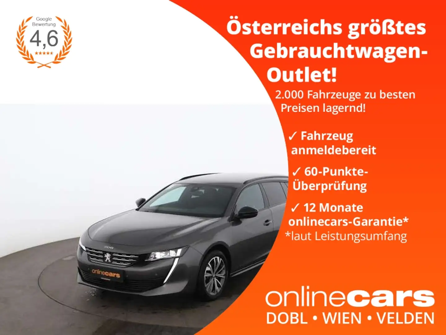 Peugeot 508 Sw 1.5 BlueHDi 130 Allure Aut LED AHK RADAR Grau - 1
