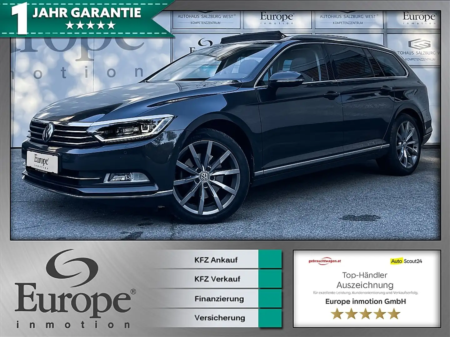 Volkswagen Passat Variant Highline 2,0 TDI /LED/Pano/Keyless/ Grau - 1