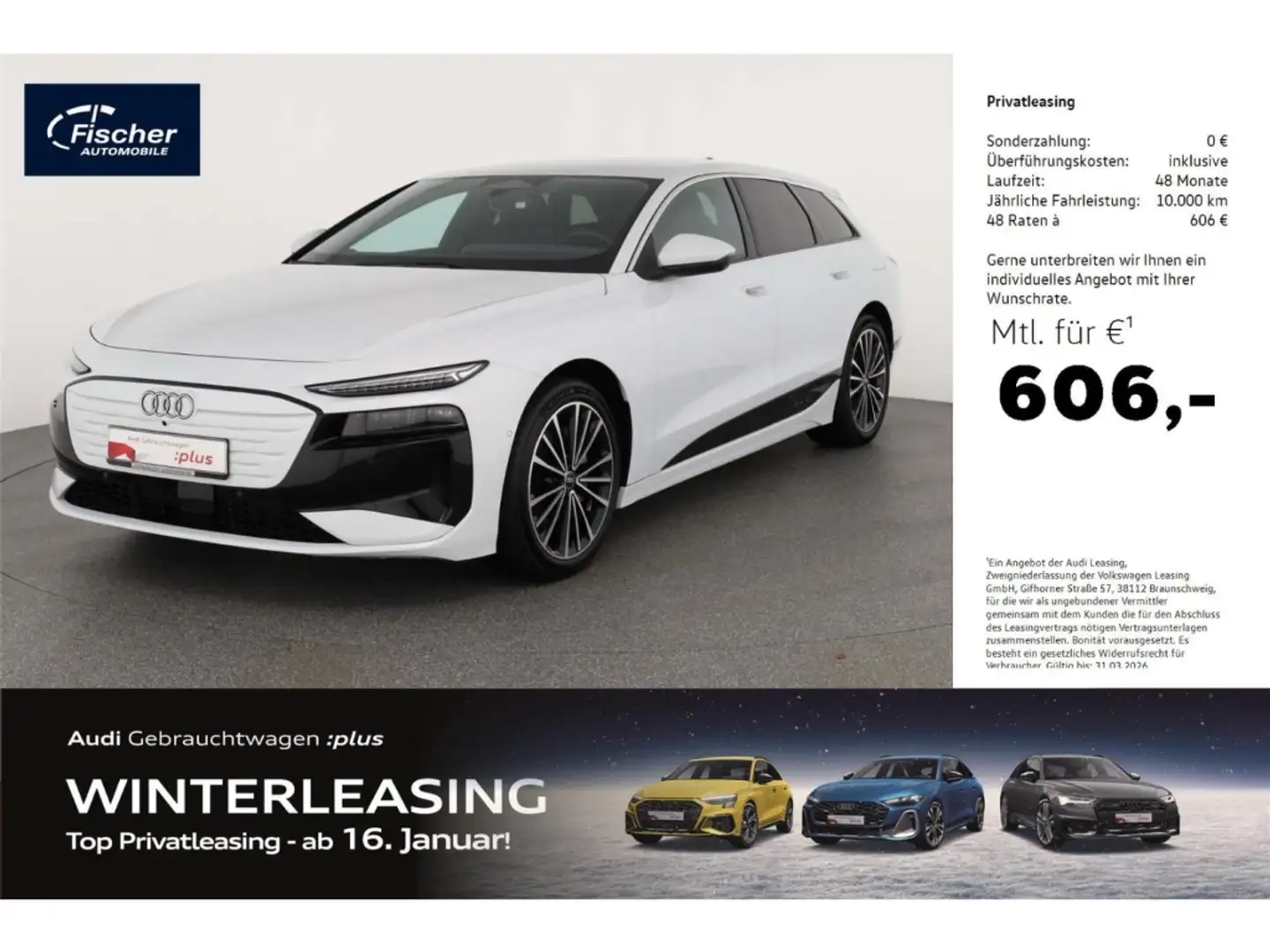 Audi A6 Avant performance AHK/Bei.Dis. Weiß - 1