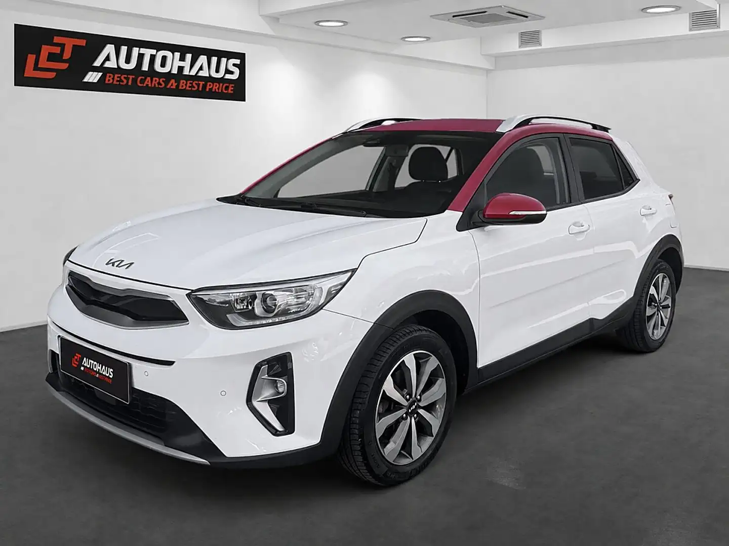 Kia Stonic 1,0 TGDI | 1.BESITZ | GARANTIE BIS 11/2028| Weiß - 1