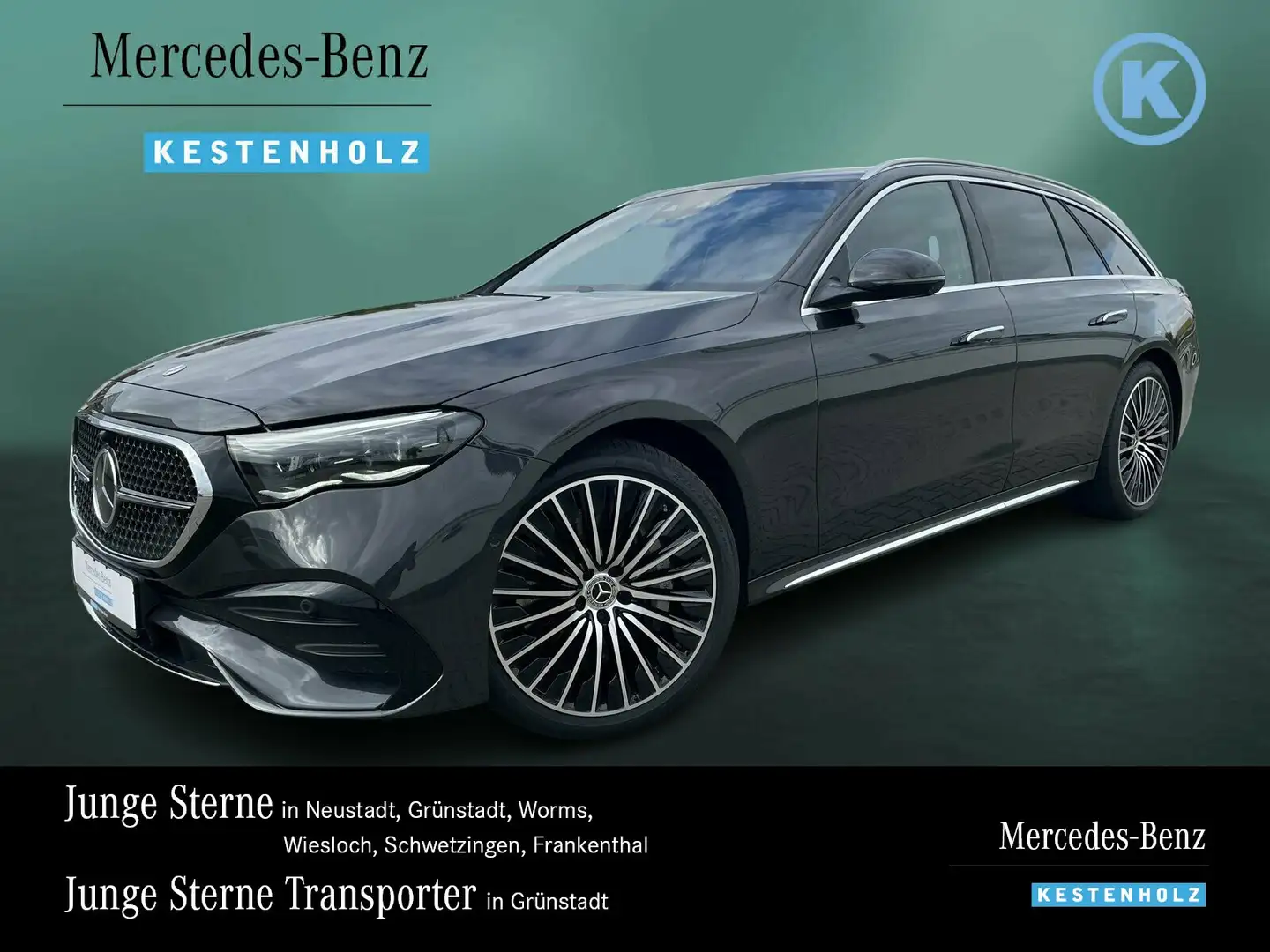 Mercedes-Benz E 220 E 220 d 4M T AMG+AIRM+DISTRO+PANO+BURME+HUD+KEYL Gris - 1