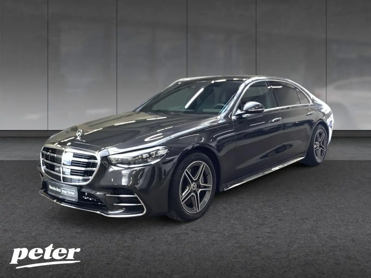 Mercedes-Benz S 450 d 4M L AMG/Multibeam/Head-up/360°K/Pano-SD Gris - 1