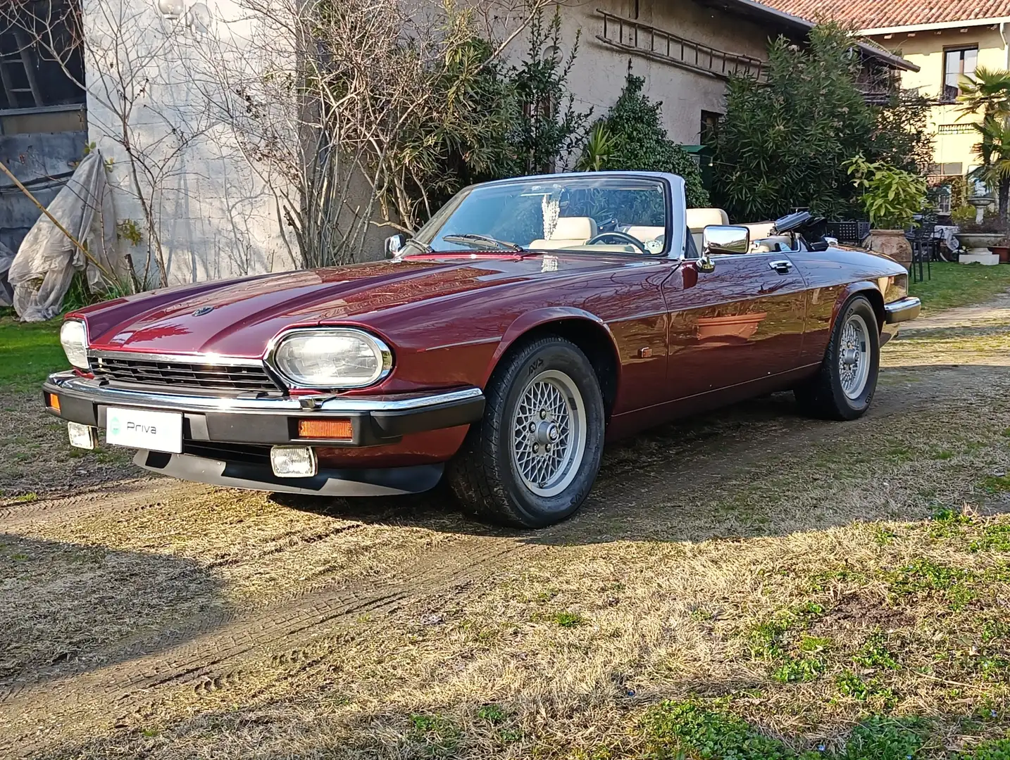 Jaguar XJSC Coupe 5.3 V12 cat. Cabrio ASI UNICO PROPRIETARIO Roşu - 1