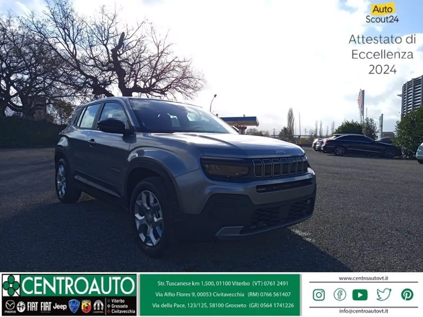Jeep Avenger 1.2 turbo Altitude fwd 100cv Grau - 1