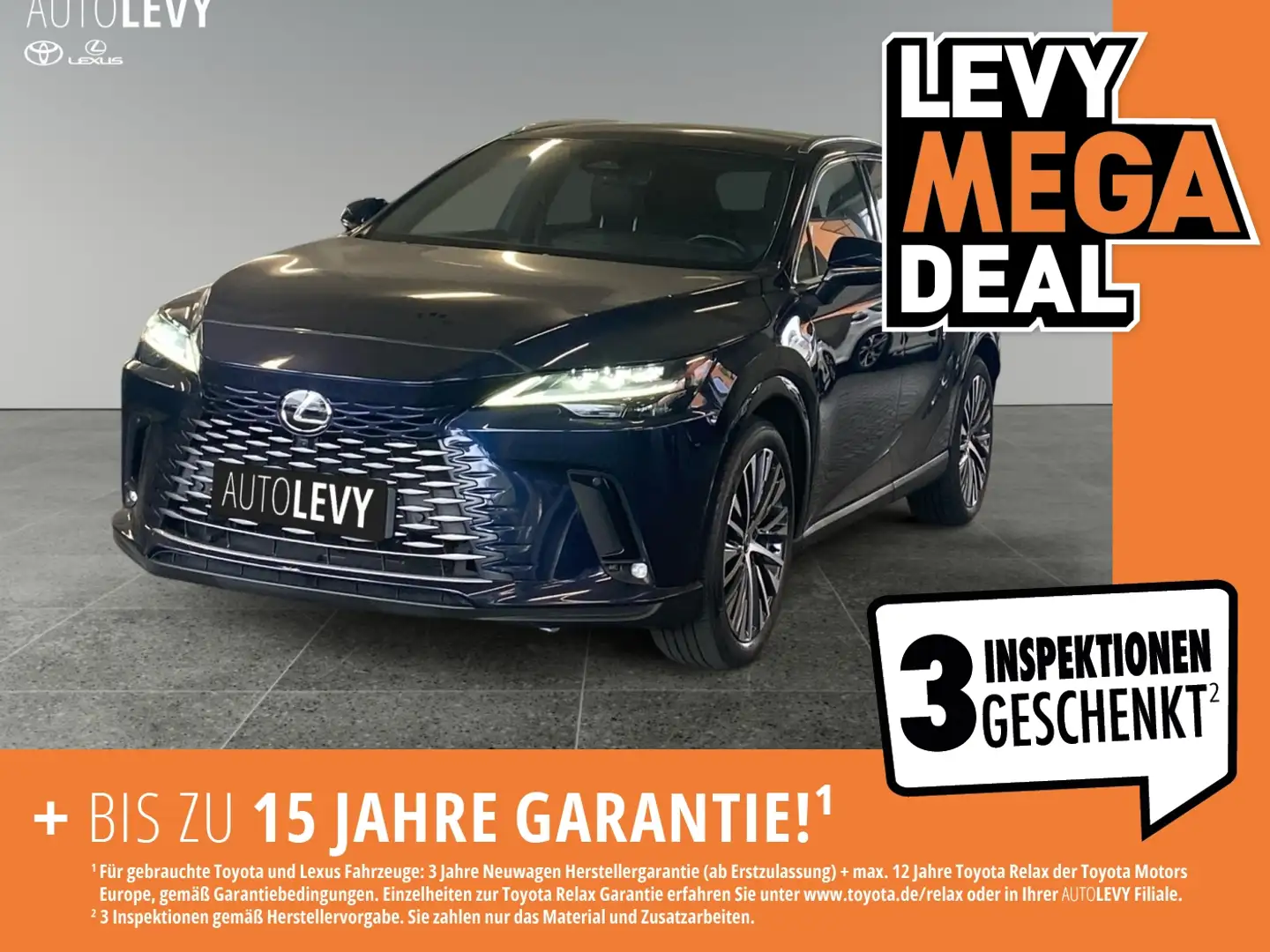 Lexus RX 450h + E-Four Executive Line *CARPLAY*360* Bleu - 1