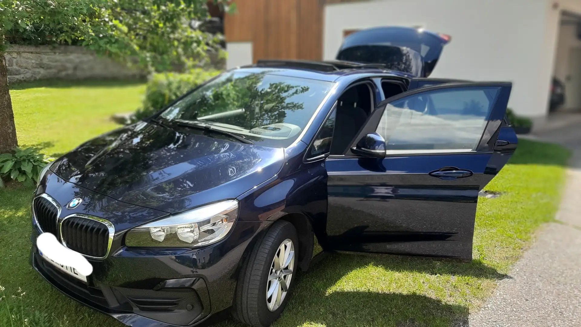 BMW 218 218d Active Tourer Aut. Blau - 1
