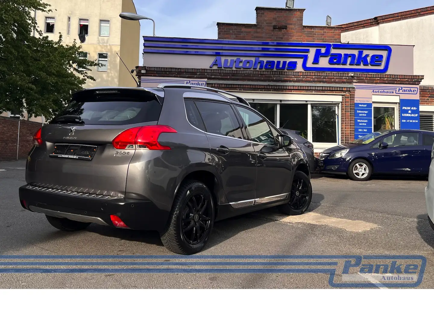 Peugeot 2008 Allure 1.6 S&S*PDC*Klima*Leder*Tempo*8fach Gris - 2