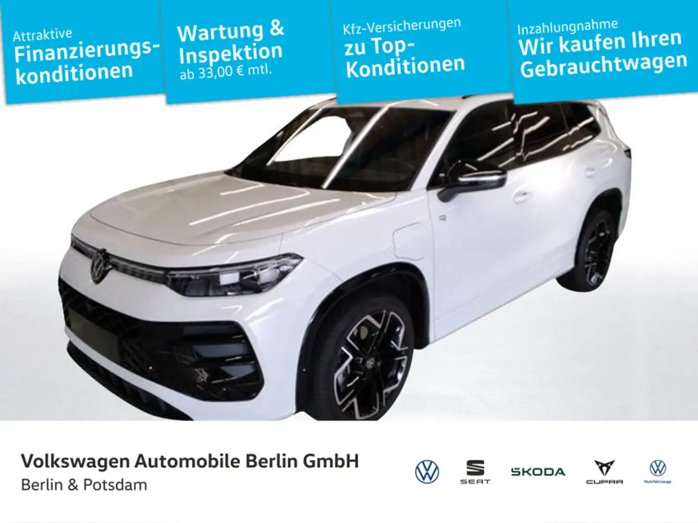 Volkswagen Tayron 1.5 TSI eHybrid DSG R-Line Leder P-Dach Weiß - 1
