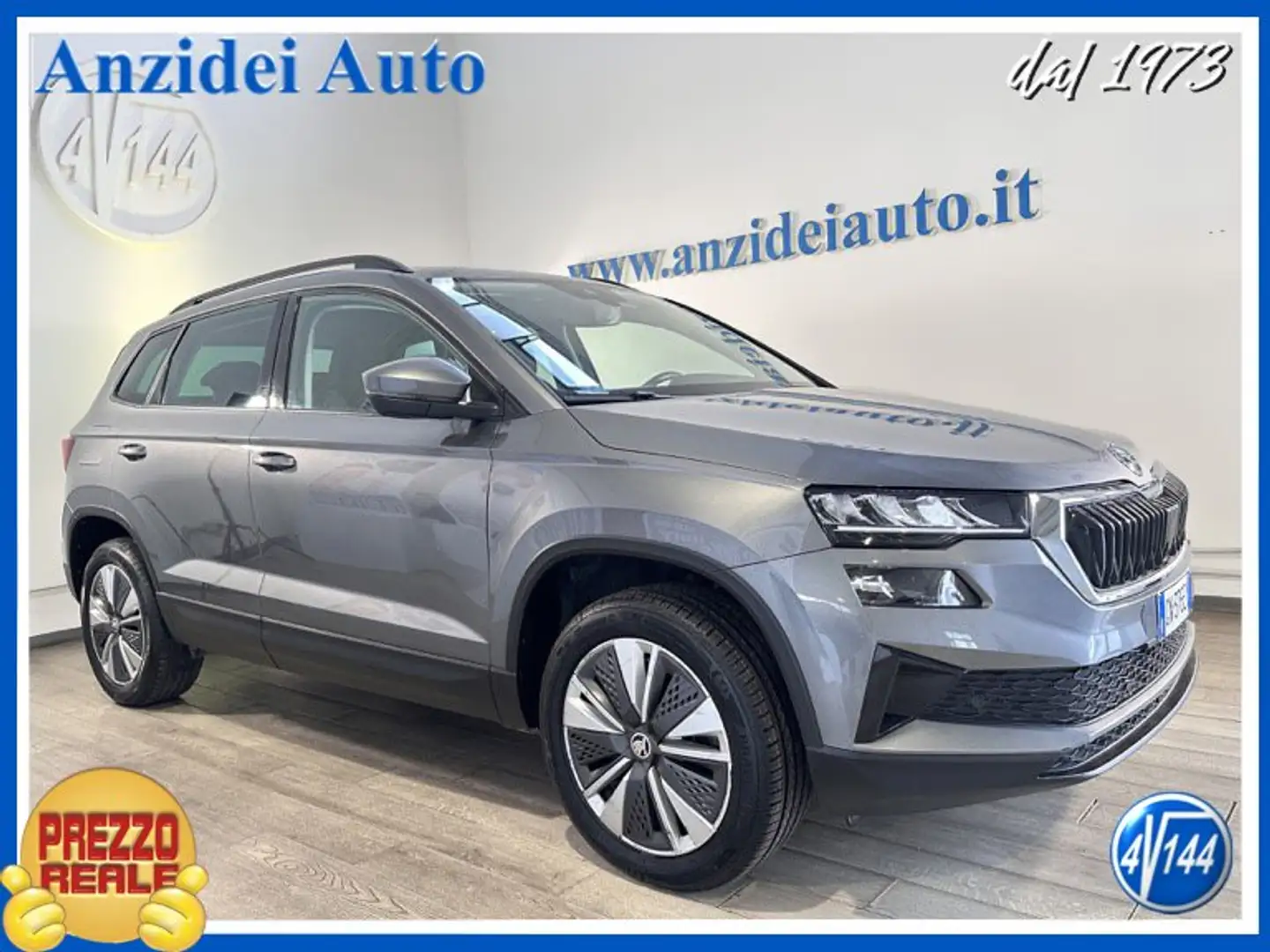 Skoda Karoq 2.0 TDI EVO SCR 115 CV DSG Executive Grijs - 1