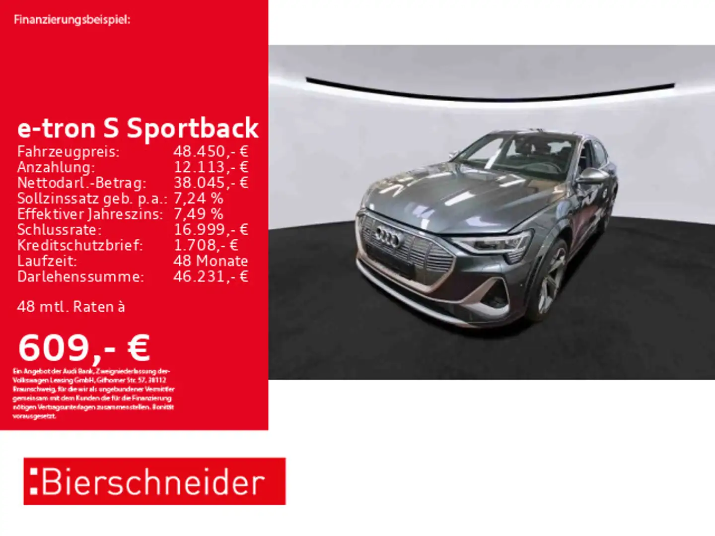 Audi e-tron PANO MATRIX HuD B&O 360 Szürke - 1