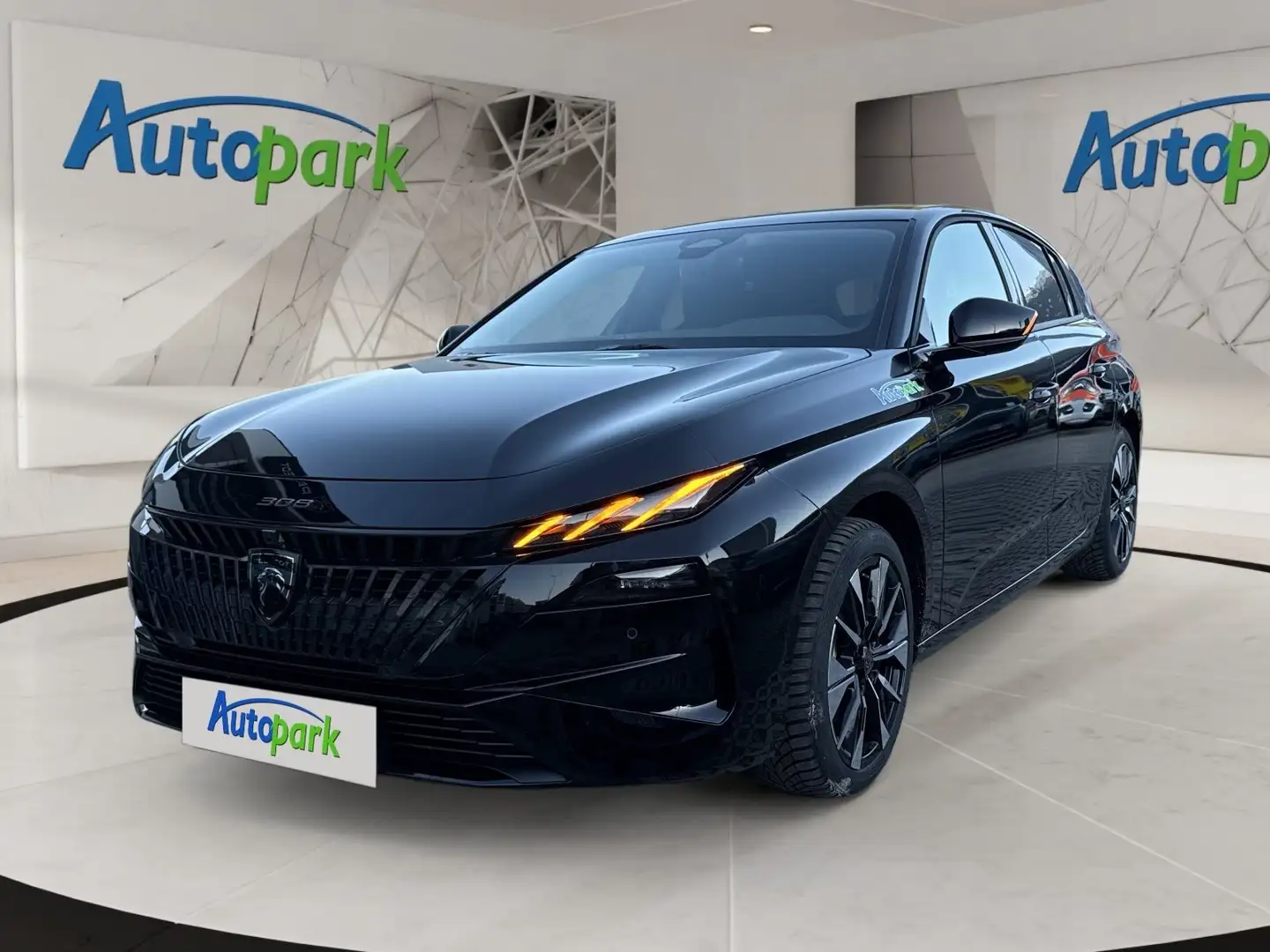 Peugeot 308 Hybrid 145 Allure Schwarz - 1