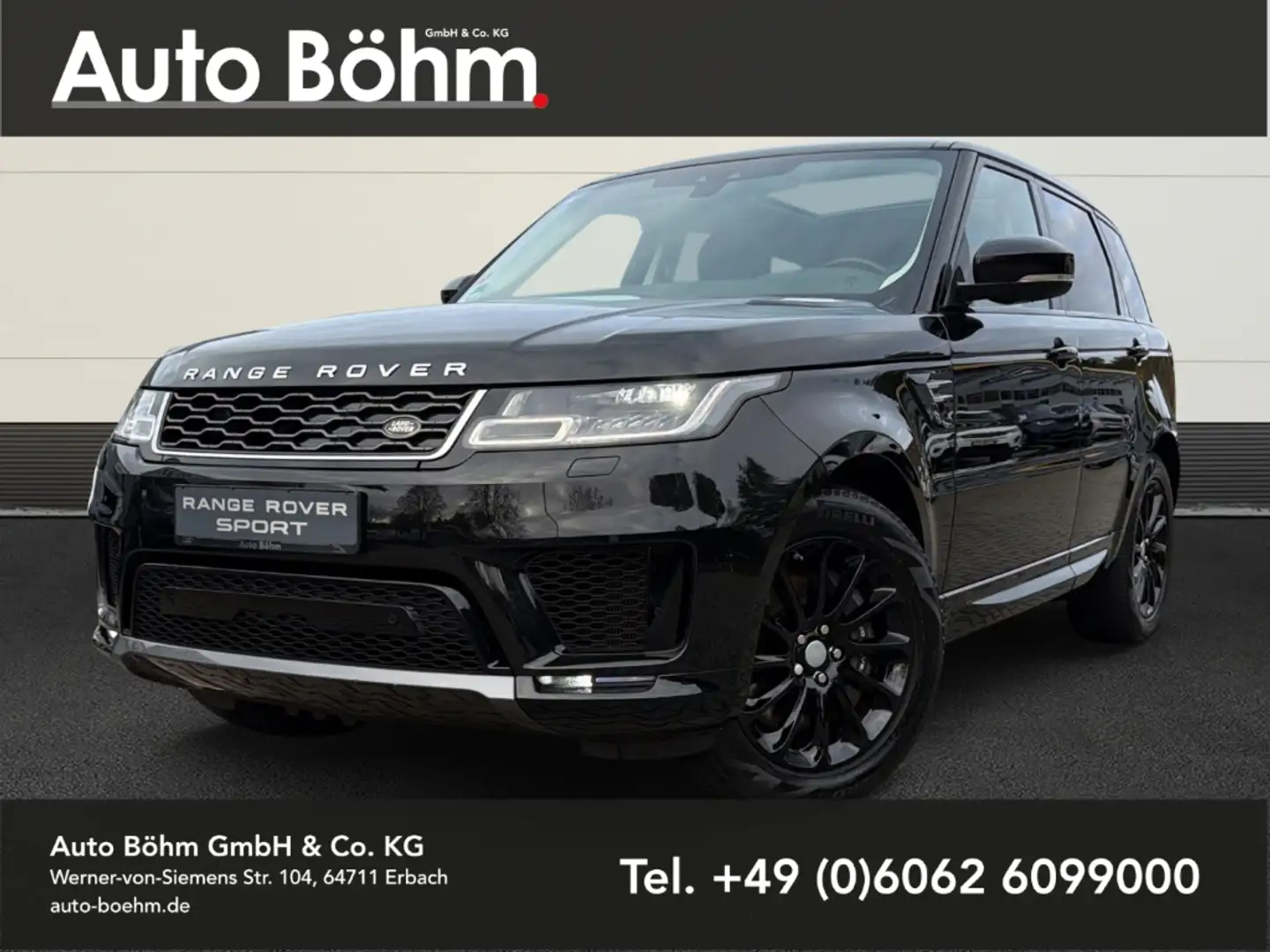 Land Rover Range Rover Sport P400e HSE PHEV+ACC+AHK+St.Hzg Schwarz - 1