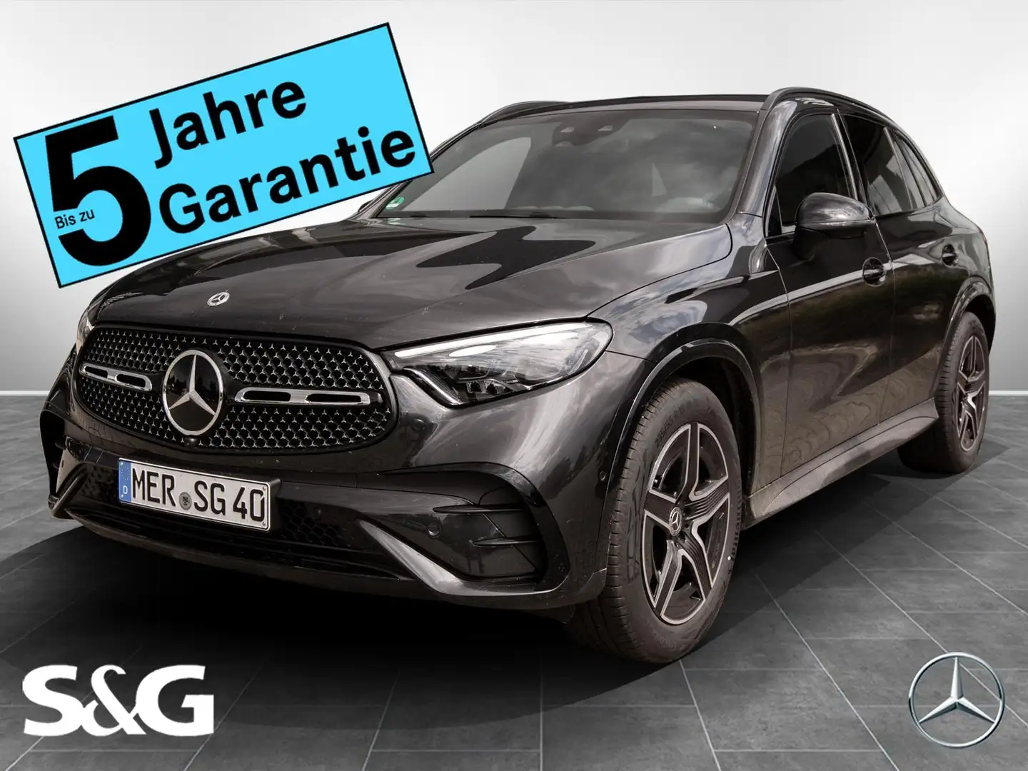 Mercedes-Benz GLC 220 d 4M AMG MBUX+360°+DIG-LED+AHK+Standhzg. Gris - 1