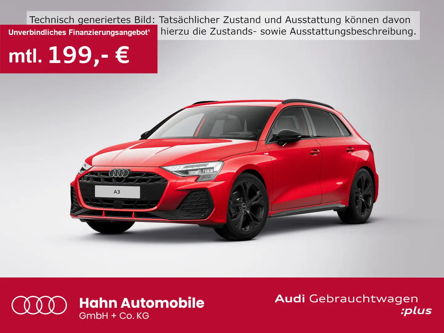 Audi A3 30TFSI  S-tronic S line HUD SONOS Rot - 1