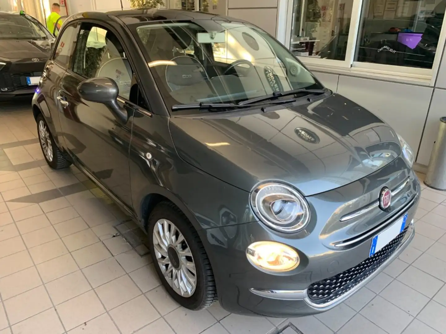 Fiat 500 1.2 69Cv Lounge "Unip/OkNeo" Gris - 2