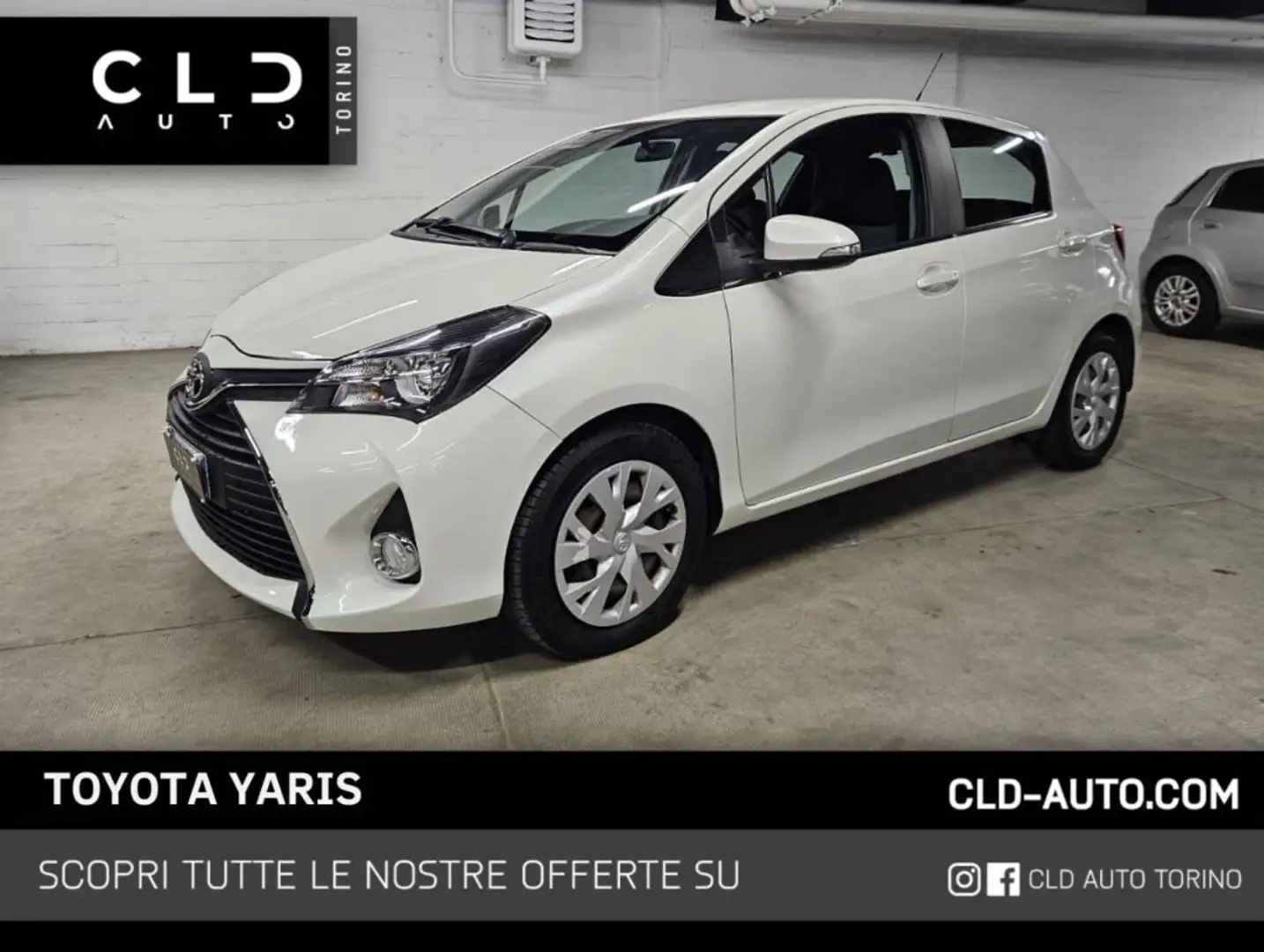 Toyota Yaris 1.4 D-4D 5 porte Bianco - 1