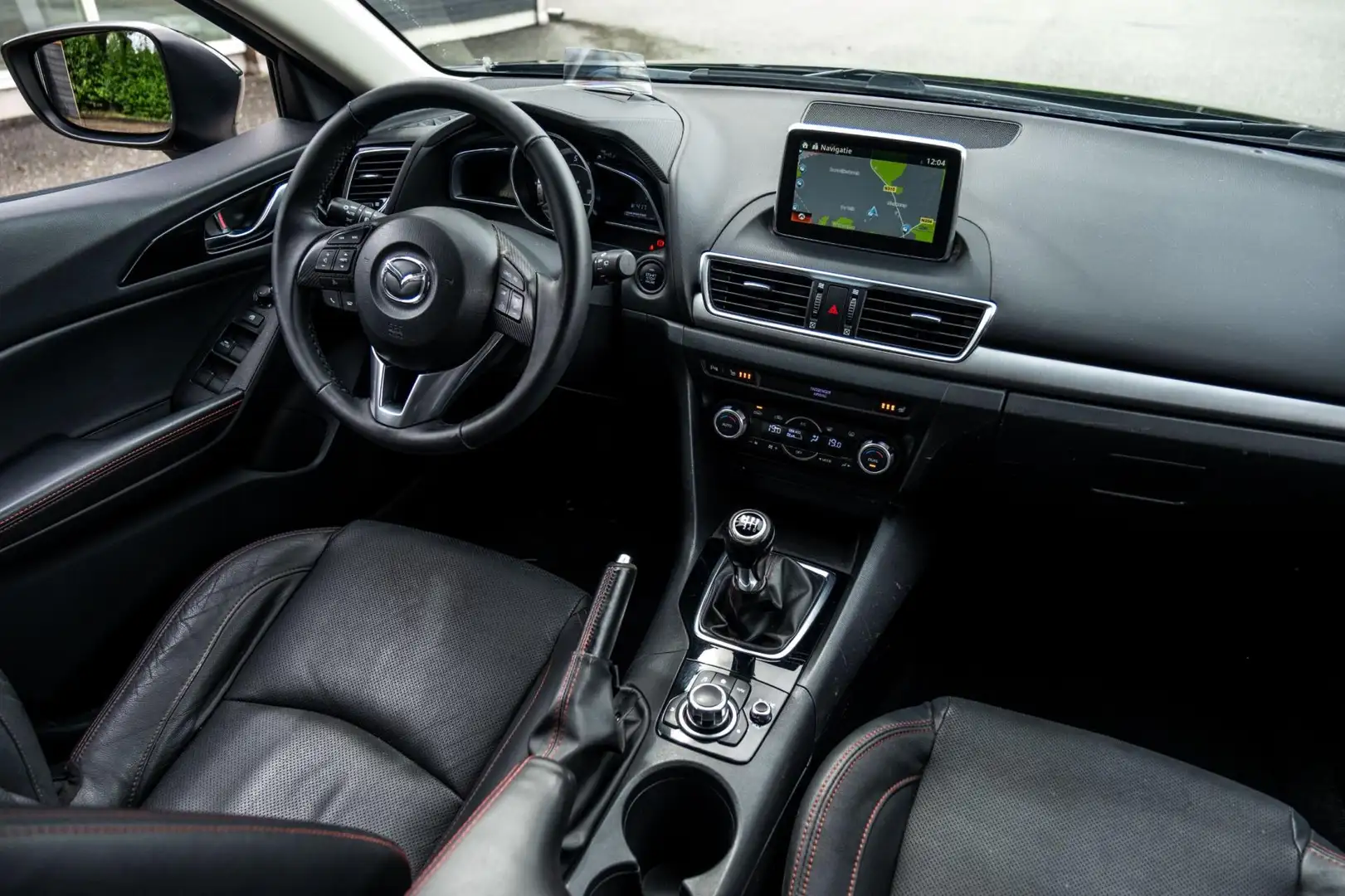 Mazda 3 2.0 GT-M 1e Eigenaar I NL Auto I NAP I Leder I Tre Negru - 2