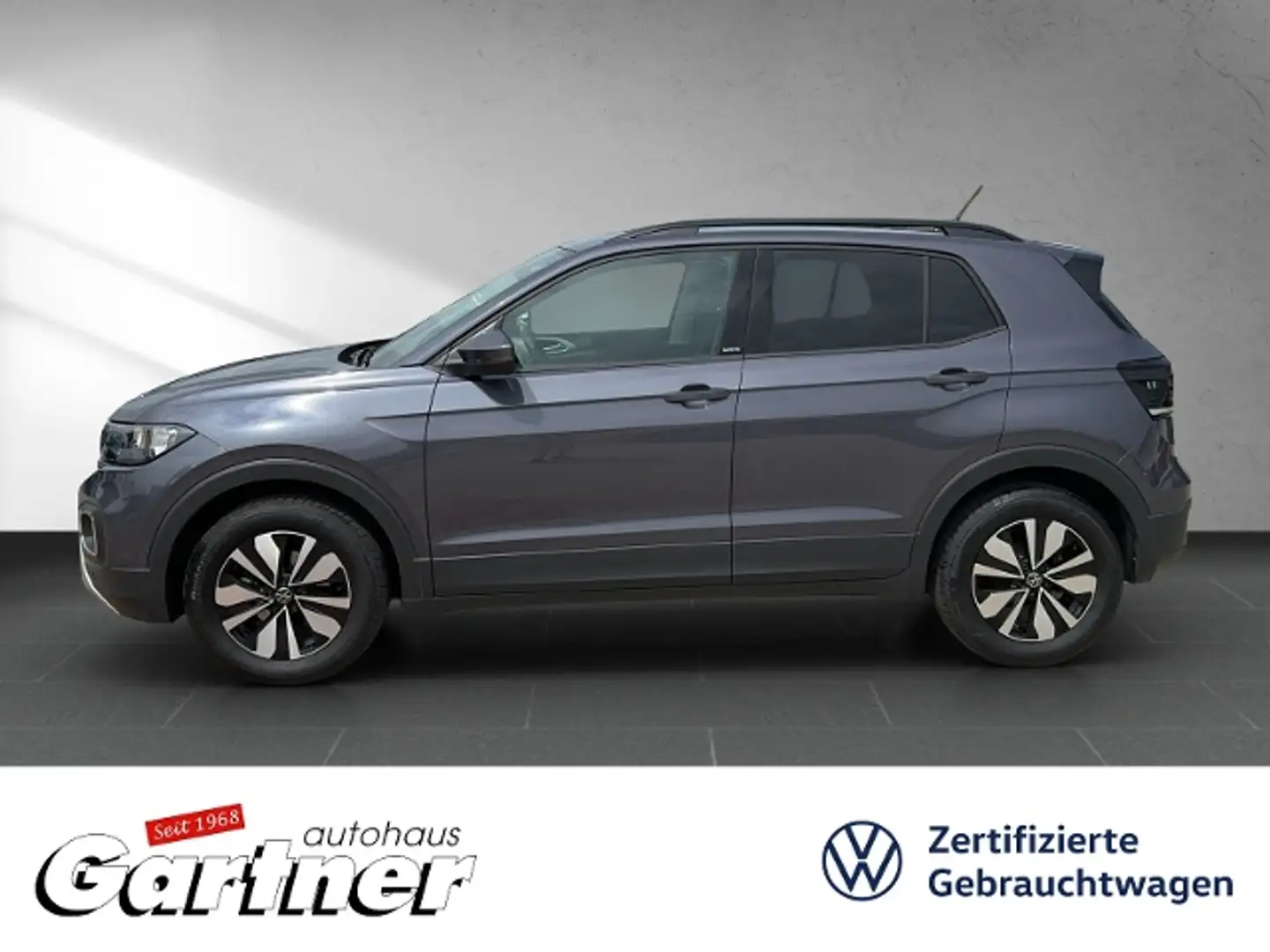 Volkswagen T-Cross MOVE 1.5 TSI DSG NAVI ACC REAR VIEW DAB+PDC KLIMA Grau - 2