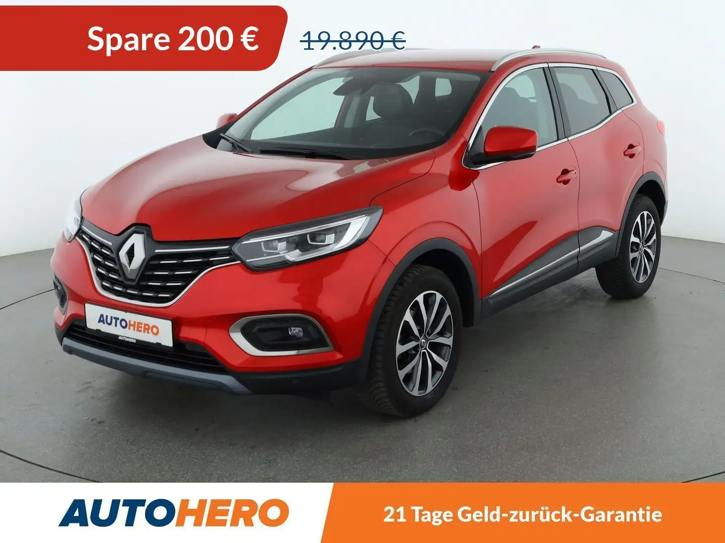 Renault Kadjar 1.3 TCe Intens*NAVI*LED*CAM*PDC*SHZ*TEMPO*KLIMA* Rot - 1