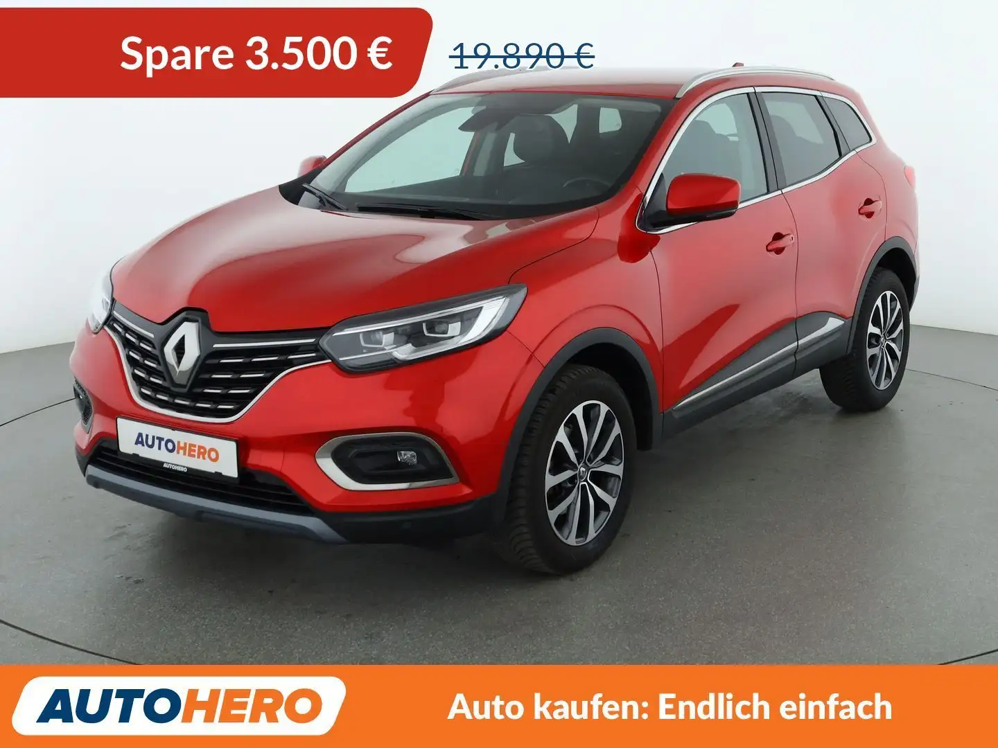 Renault Kadjar 1.3 TCe Intens*NAVI*LED*CAM*PDC*SHZ*TEMPO*KLIMA* Rot - 1