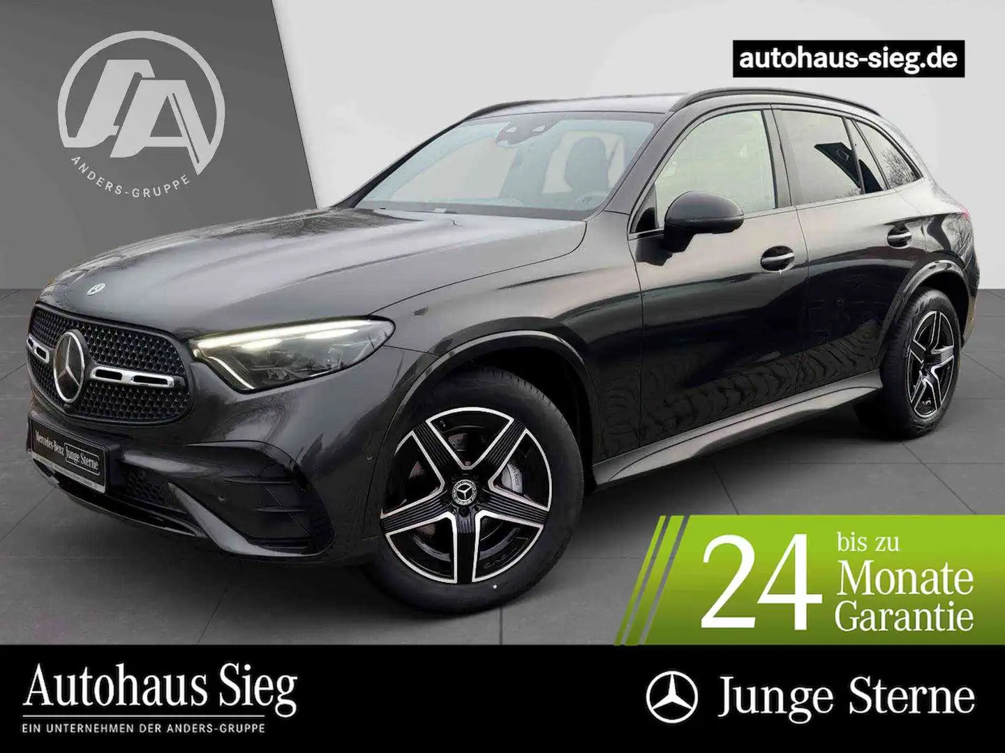 Mercedes-Benz GLC 300 d 4M AMG AdvPlus+Distr+AHK+Burm+DIGITAL Grau - 1