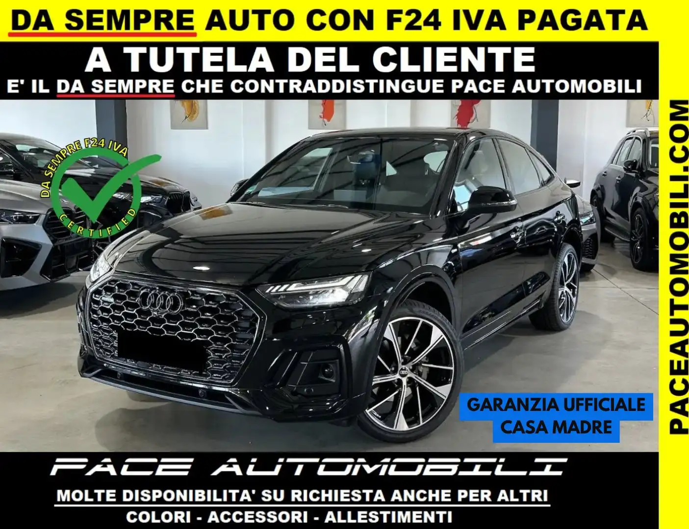 Audi Q5 D COMPETITION S-LINE SLINE SPB SPORTBACK PELLE RS Nero - 1