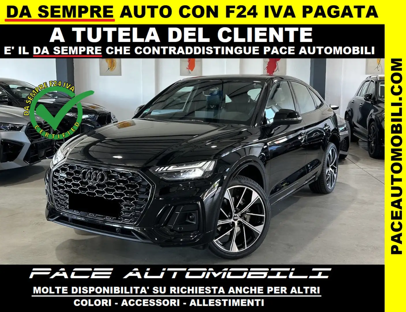 Audi Q5 D COMPETITION S-LINE SLINE SPB SPORTBACK PELLE RS Nero - 1