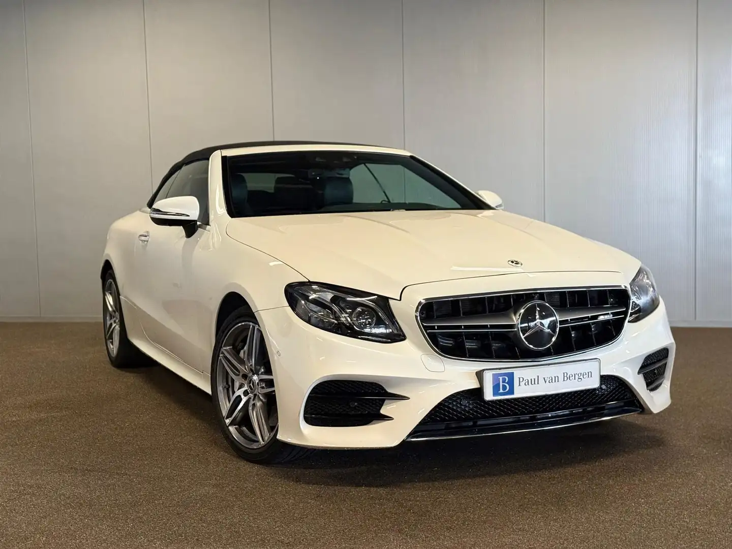 Mercedes-Benz E 400 Cabrio 4MATIC AMG STYLING-MEMORY-LUCHTVERING-AIRSC Wit - 2