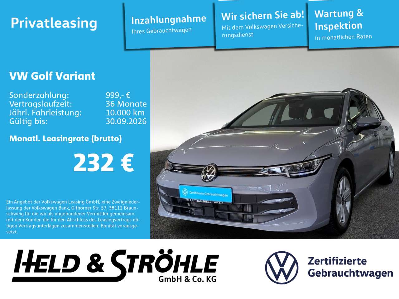 Volkswagen Golf Variant 2025 — Life 1.5TSI LED KAM SHZ APP 5J.GAR.