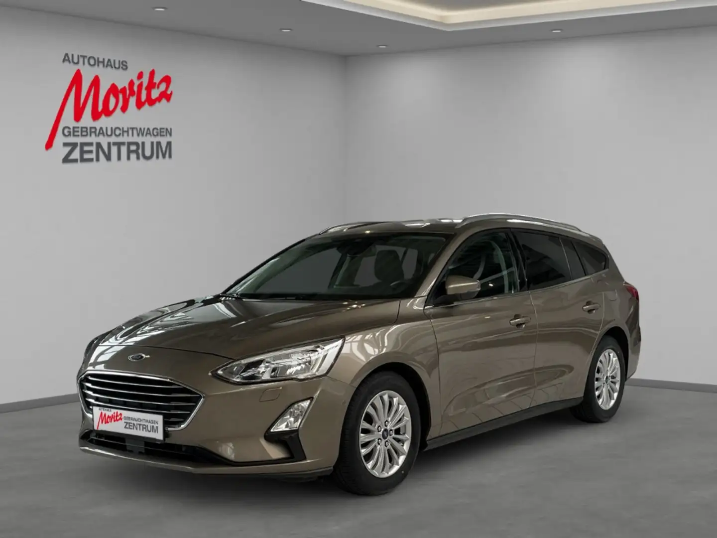 Ford Focus 1.5 Turnier Titanium Aut. *FRONTSCHEIBE HEIZBAR!* Beige - 1