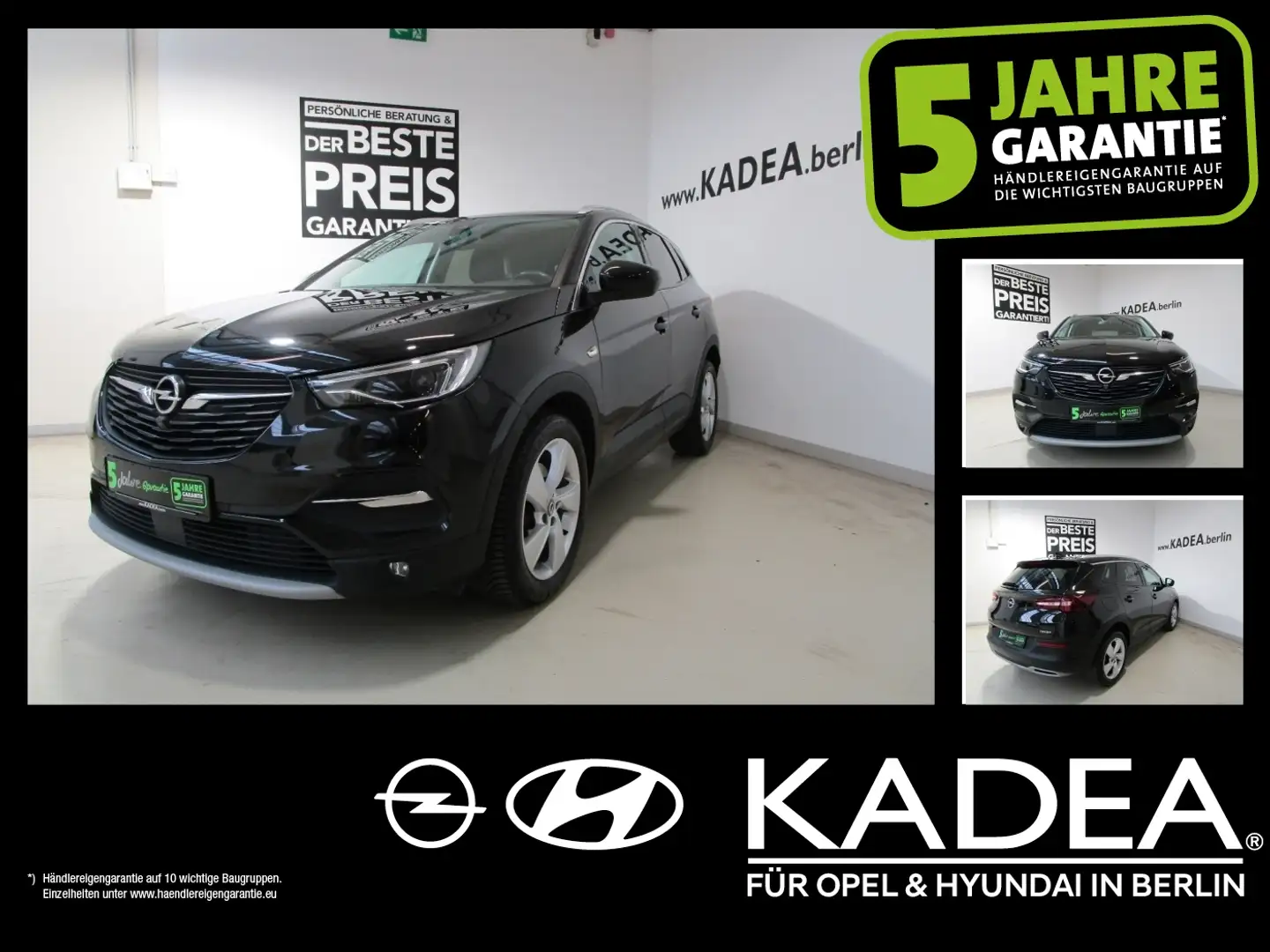 Opel Grandland 1.2 Kamera,PDC,SpurH,Lenk+Sitzhzg.,Navi Negro - 1