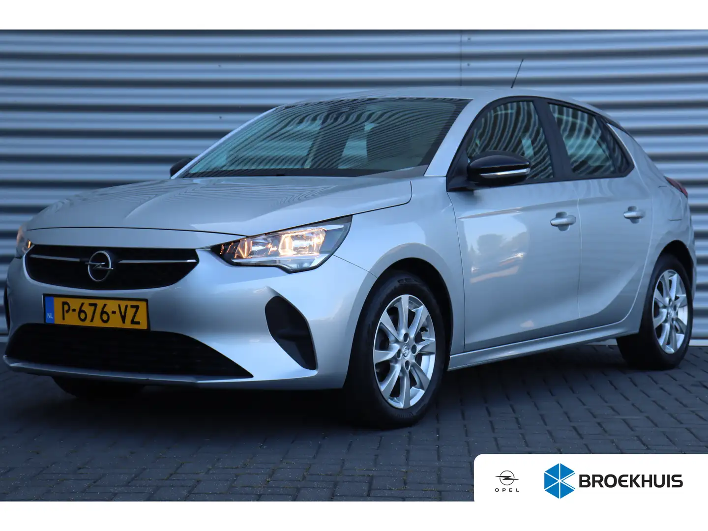 Opel Corsa 1.2 TURBO 100PK 5-DRS EDITION+ / NAVI / AIRCO / LE Grijs - 1