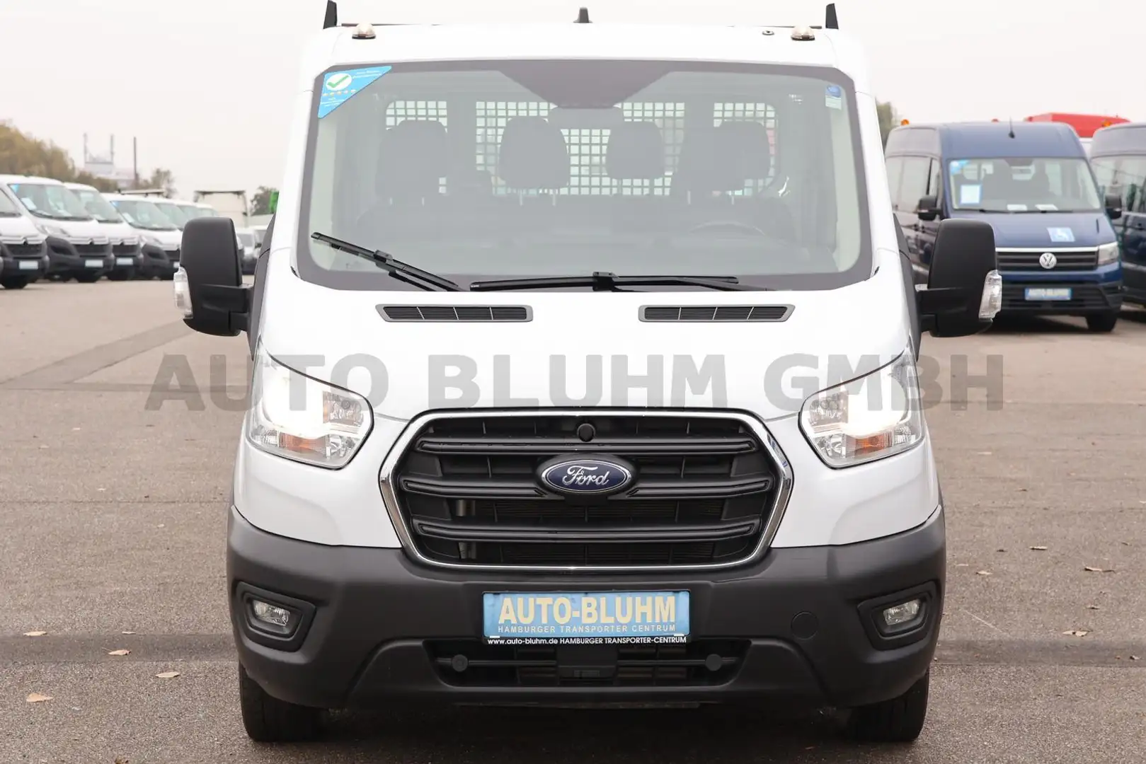 Ford Transit 310-EB Doka L2 + AHK 2.5T Klima 7-Sitze Blanc - 2