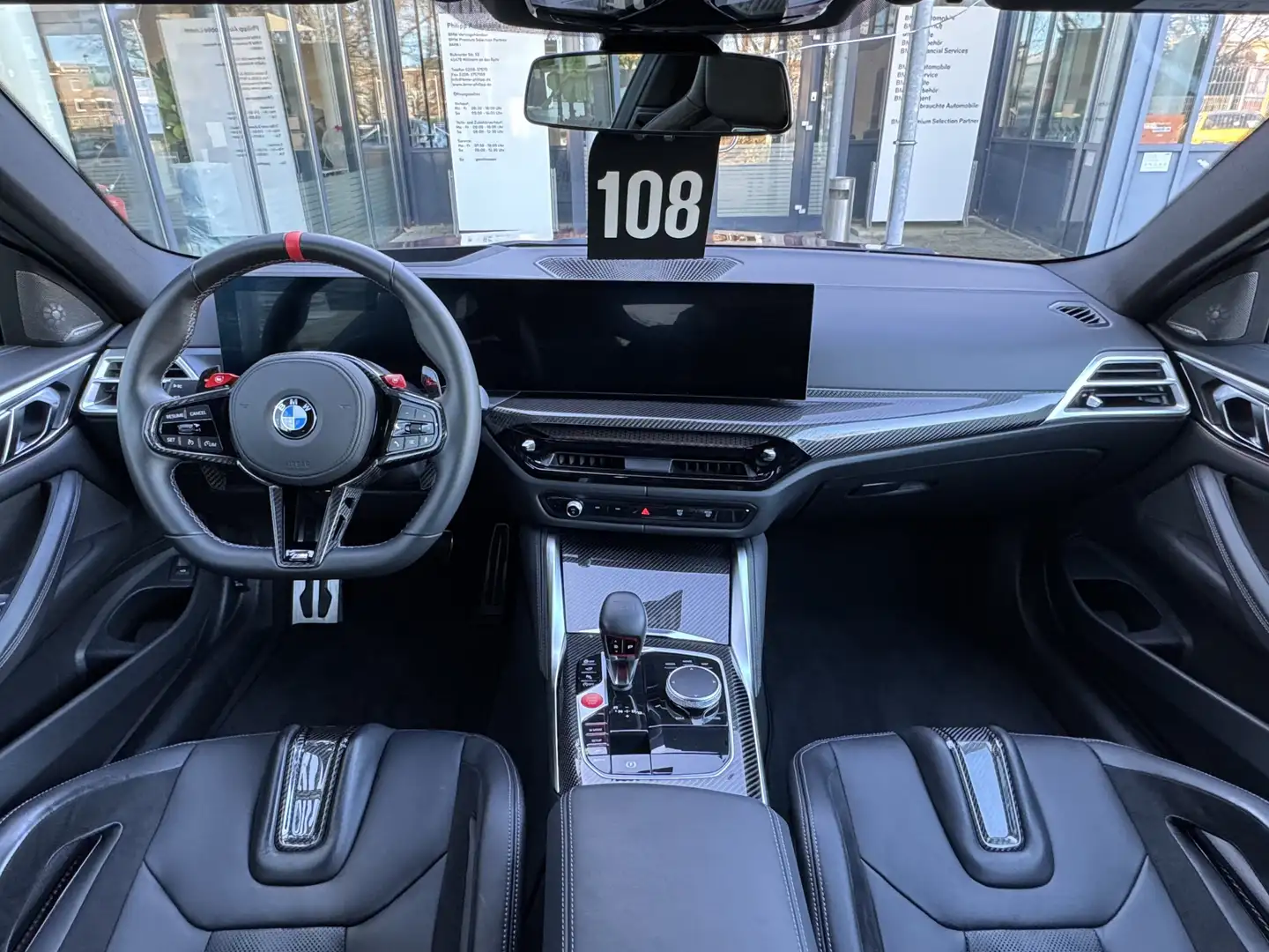 BMW M4 Competition Schalensitz h&k 360° CarbonPaket Rot - 2