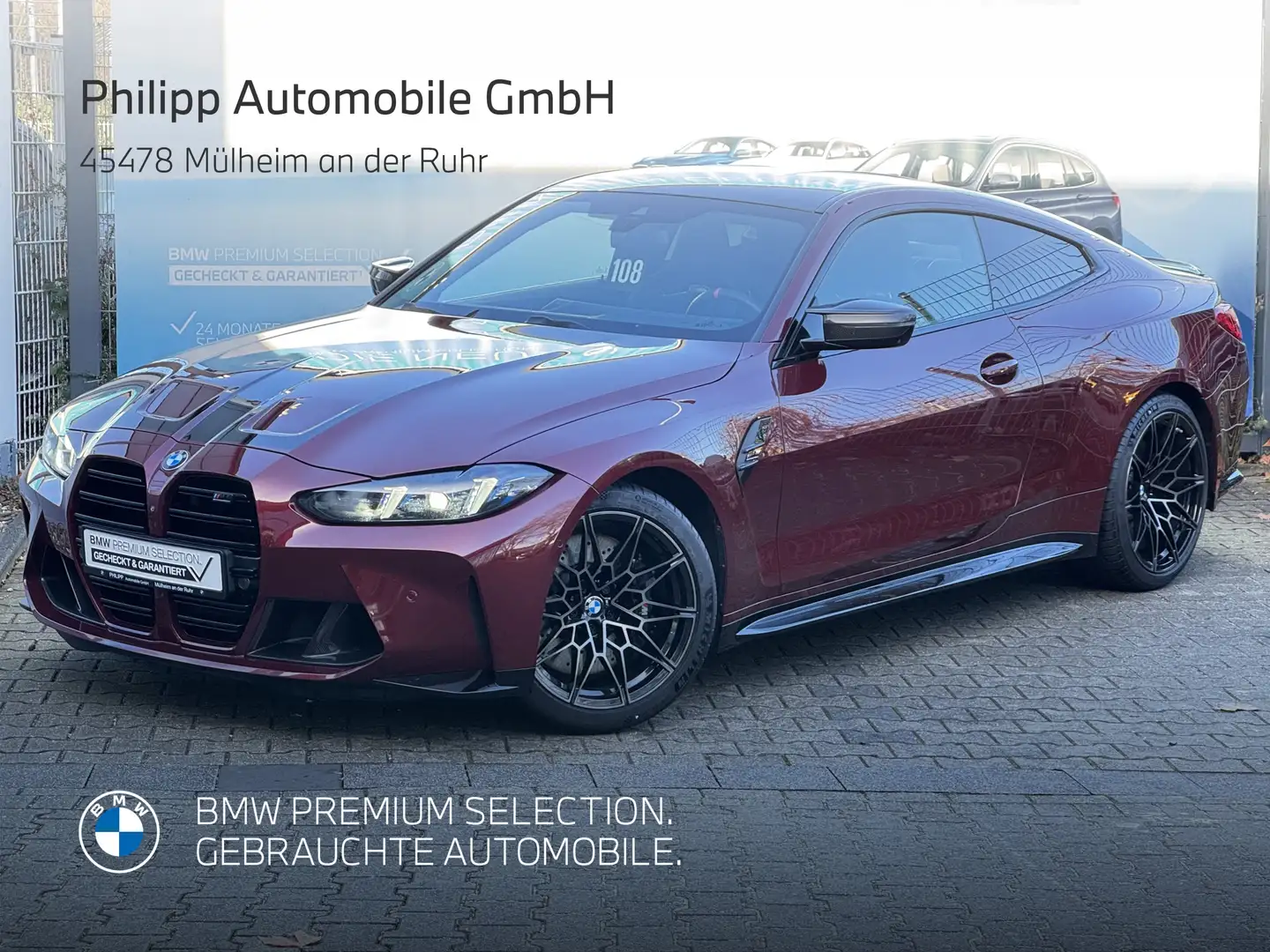BMW M4 Competition Schalensitz h&k 360° CarbonPaket Rot - 1