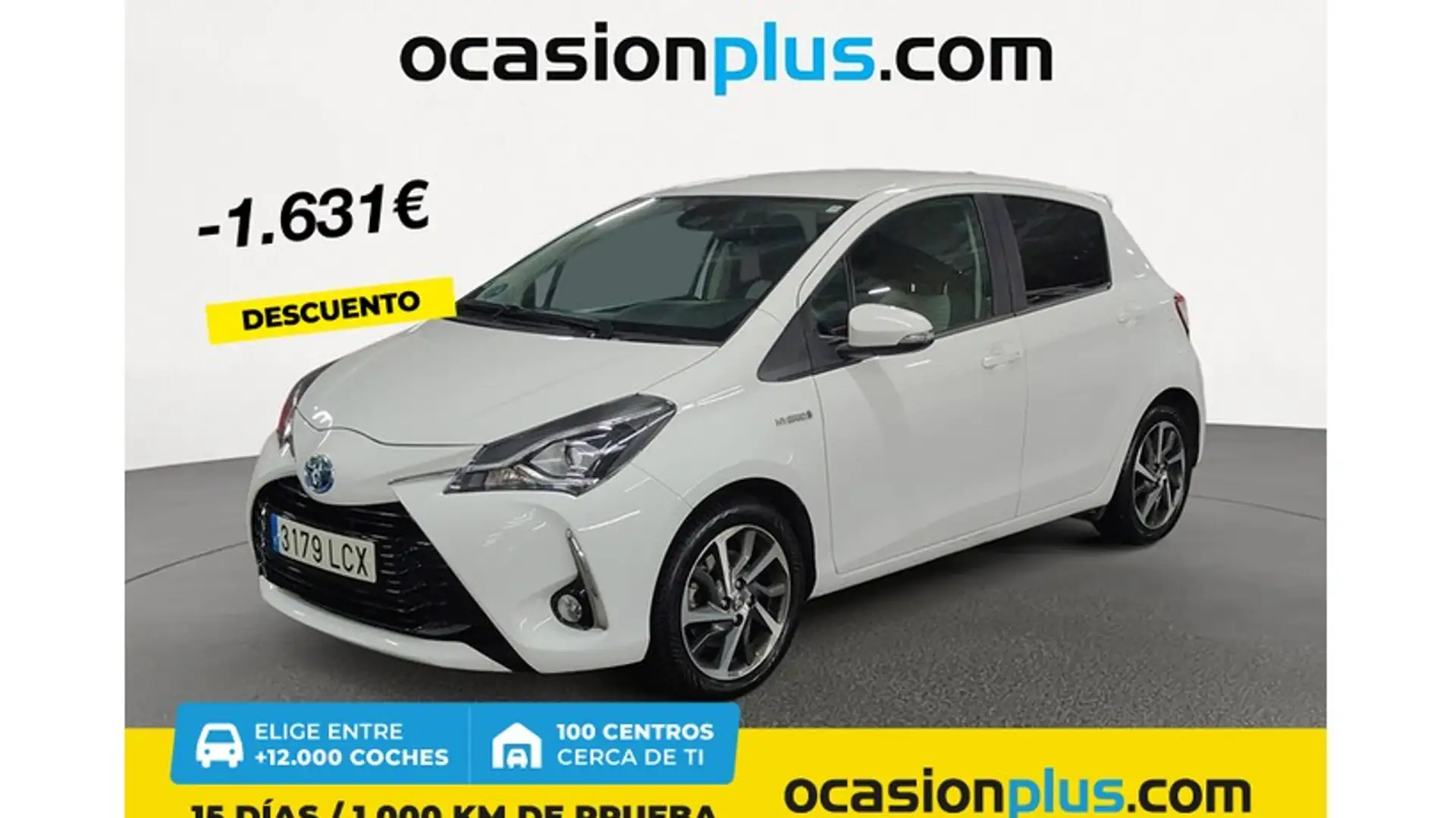 Toyota Yaris 100H 1.5 Feel! Blanco - 1