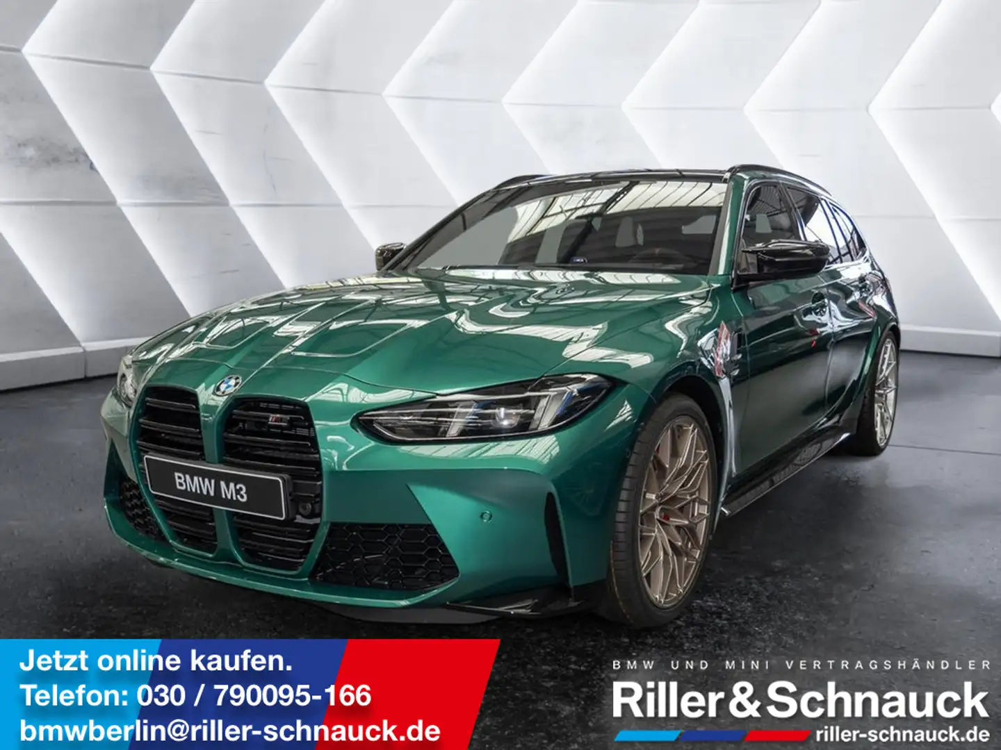 BMW M3 Touring xDrive Competition H/K NAVI HUD Grün - 1